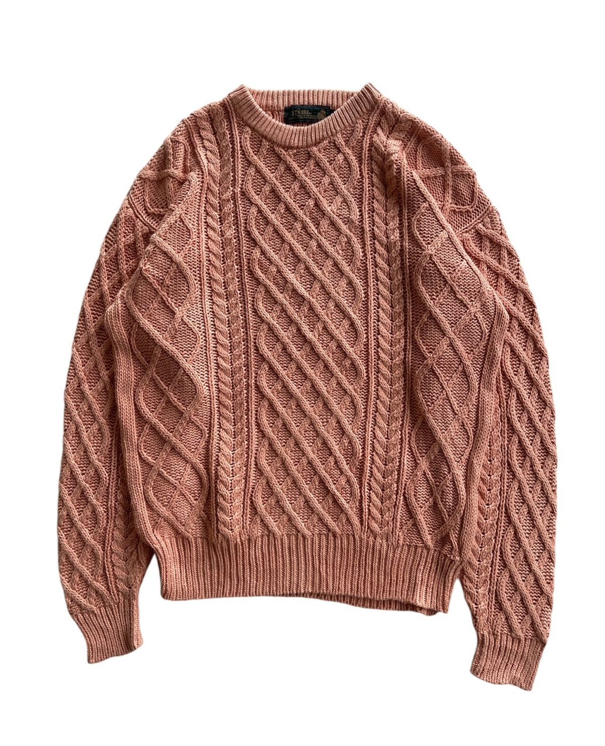 Japanese Brand Vintage GIM Cable Knit Oversize Sweater Size M / US 6-8 / IT 42-44 - 1 Thumbnail
