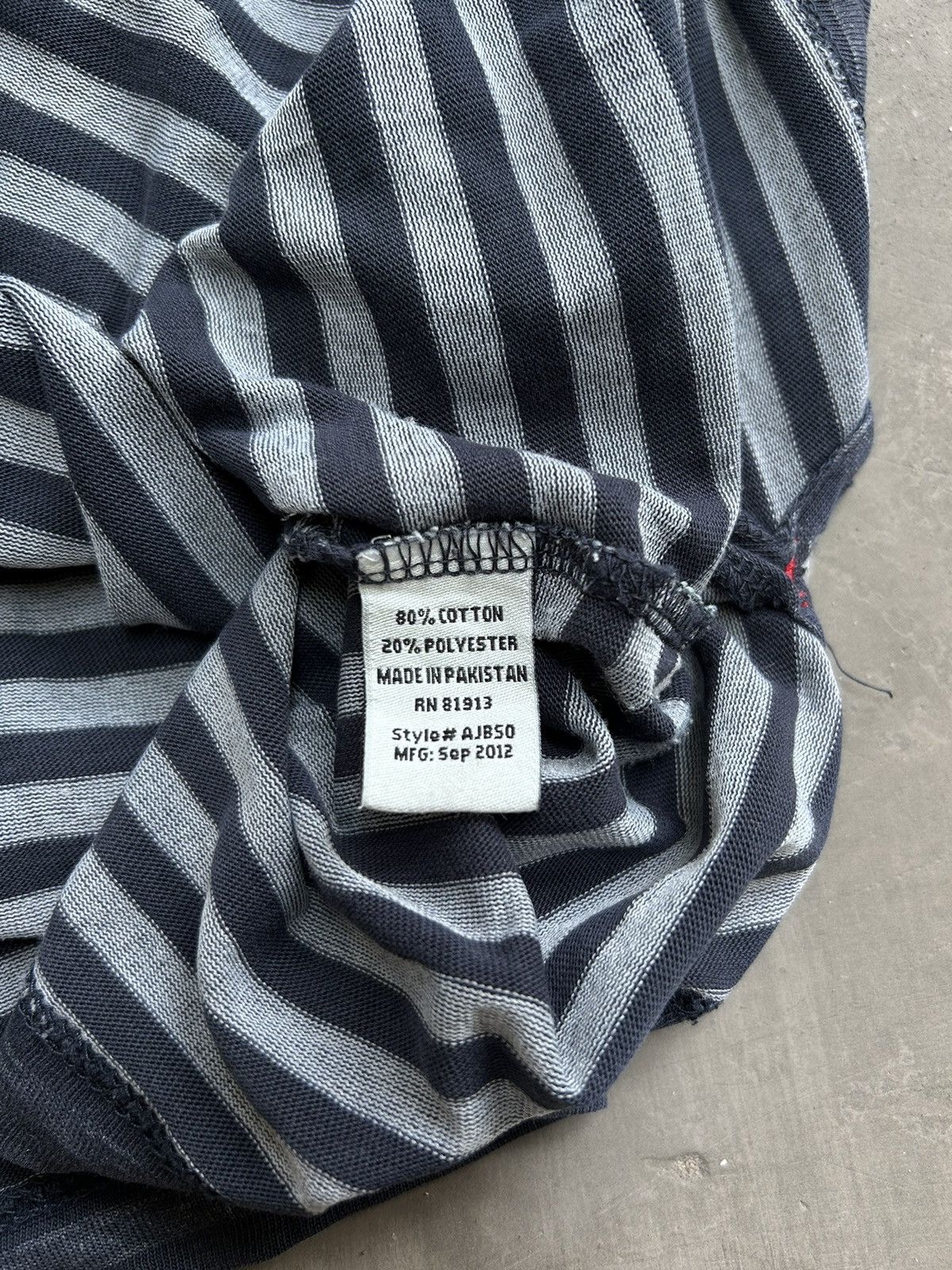 Alexander Julian × Colours Colours Striped Grunge Tee Kurt Cobain Style Size US XL / EU 56 / 4 - 9 Thumbnail