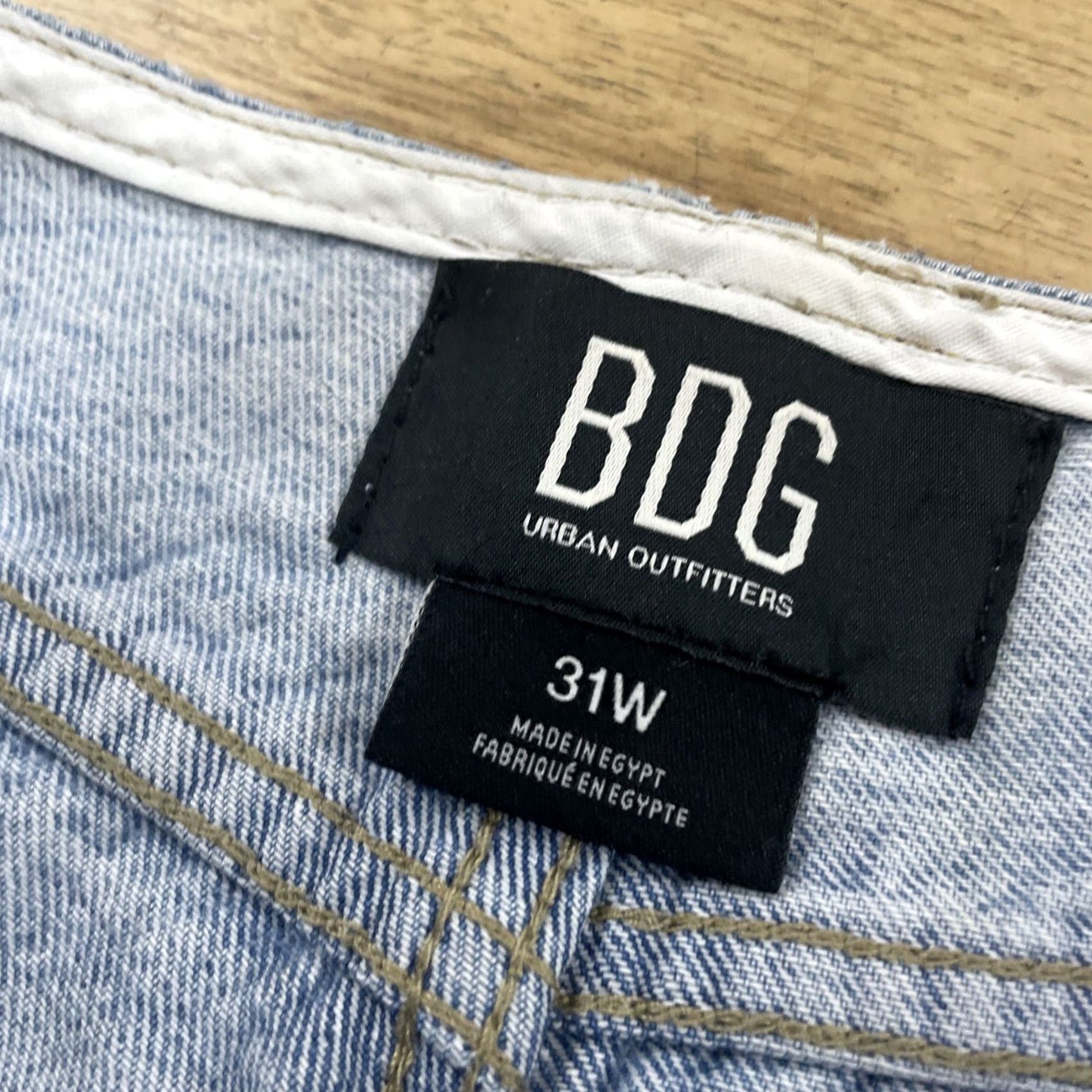Bdg BDG Urban Outfitters Jeans Women 31W Light Blue Wide Leg Denim 34x30 Baggy Skater 90s Wide-Leg Mens Womens? Size 24" / US 00 / IT 34 - 5 Thumbnail