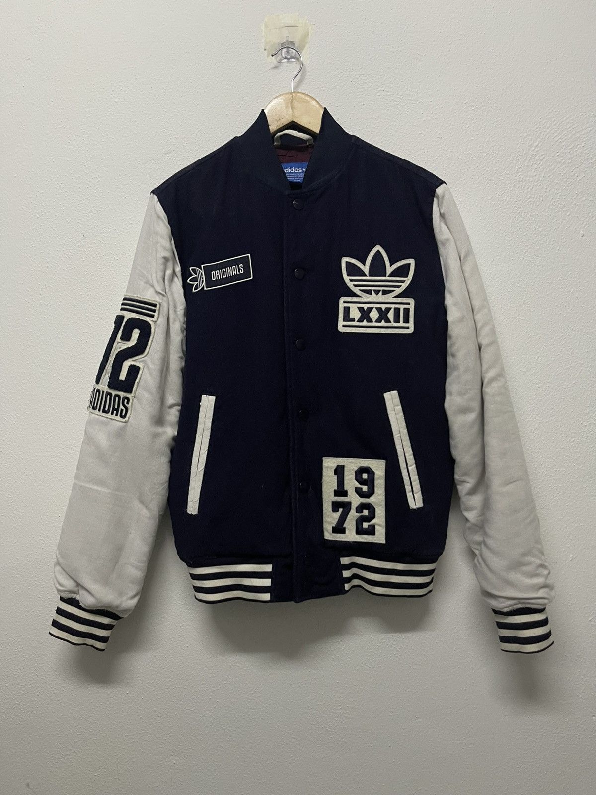 Adidas VINTAGE ADIDAS WOOL SLEEVE VARSITY JACKET Size US S / EU 44-46 / 1 - 2 Thumbnail