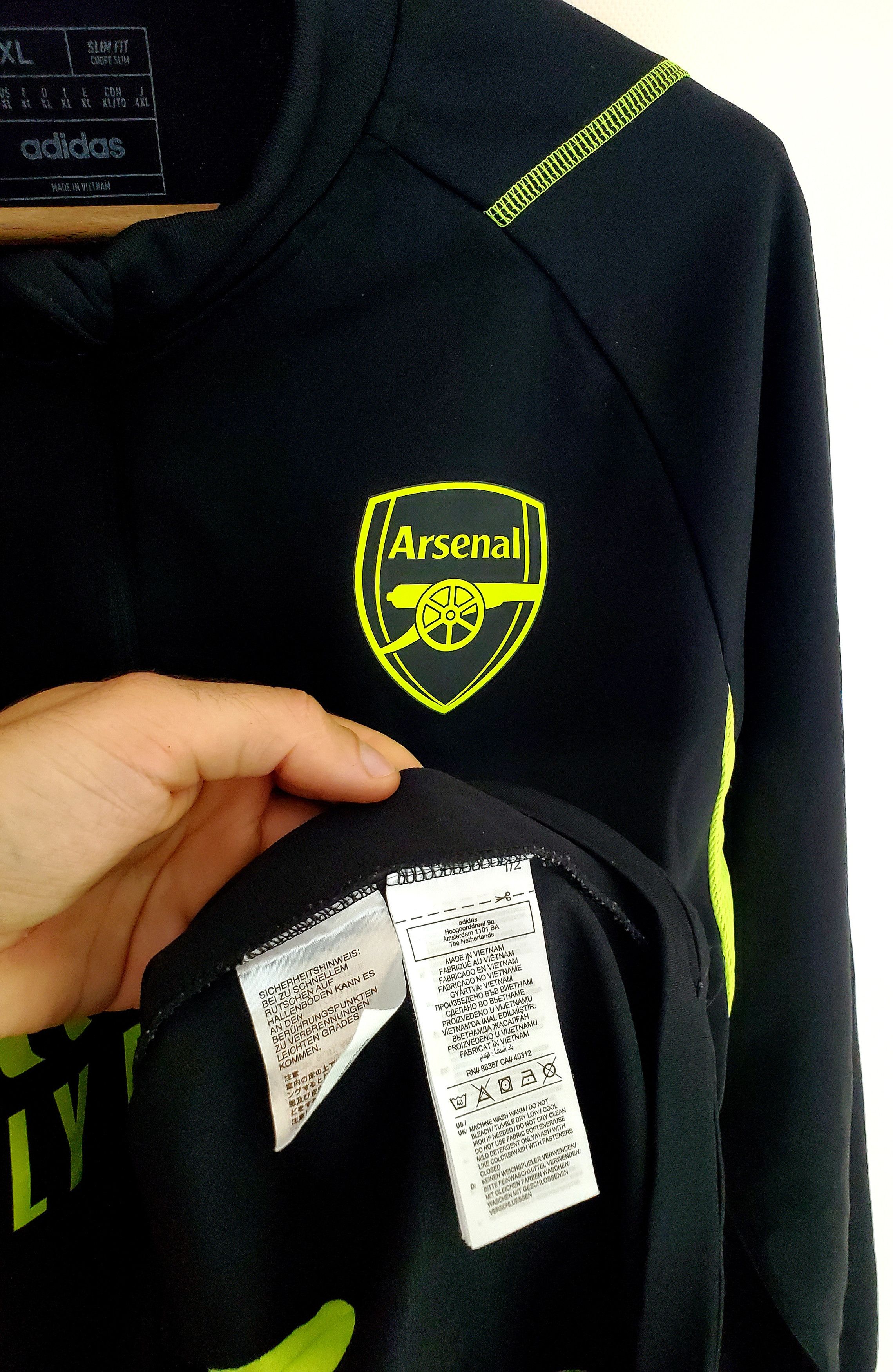 Adidas Authentic 2023 2024 Arsenal Adidas Training Football Top Xl Size US XL / EU 56 / 4 - 5 Thumbnail