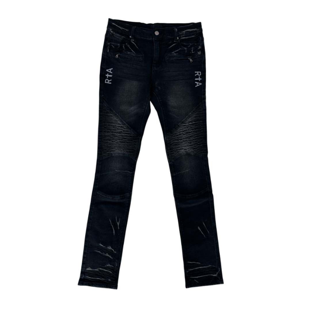 Rta Kieran Washed Black Jeans Size US 31 - 1 Thumbnail