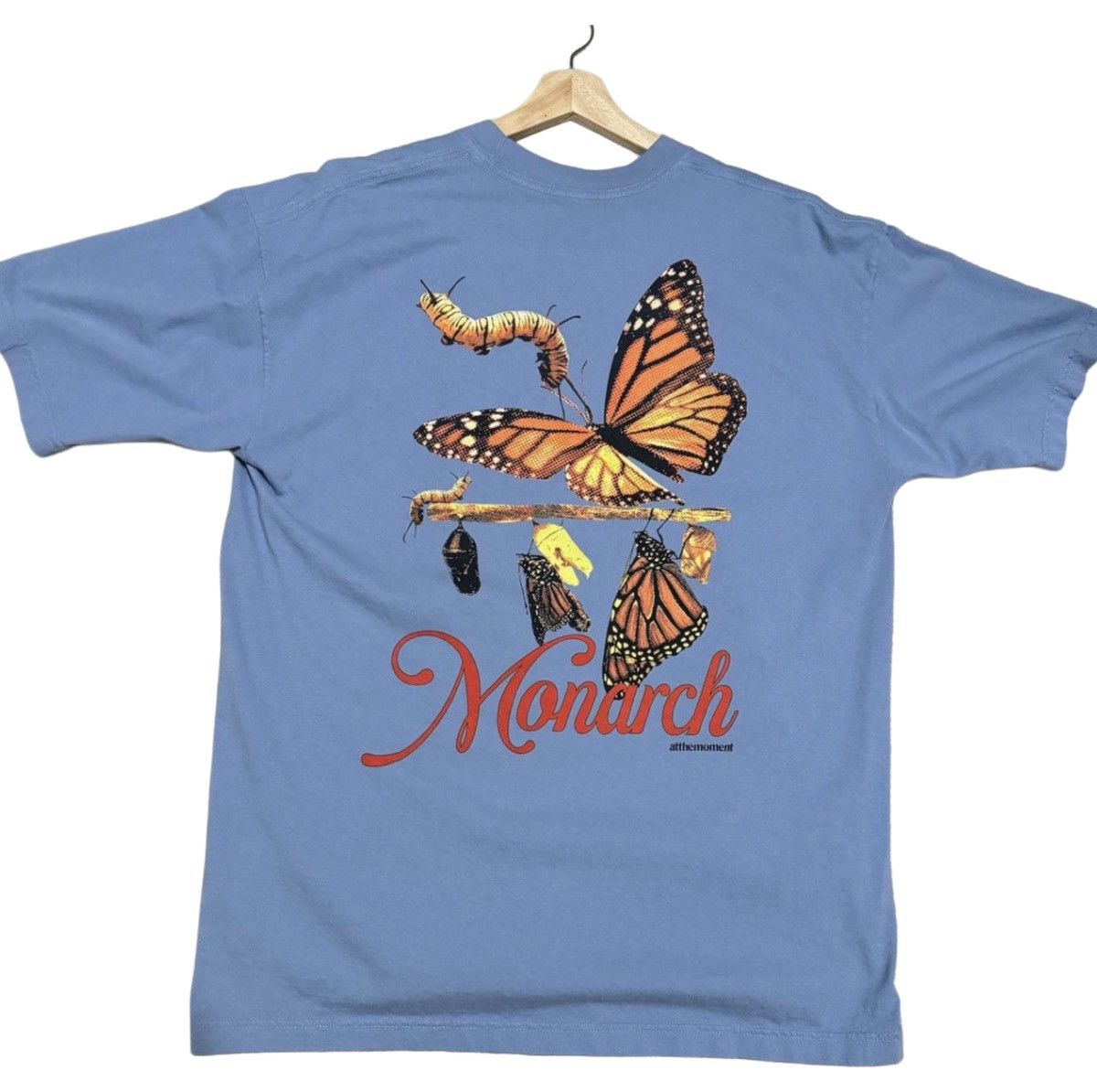 atthemoment atthemoment Blue Monarch Butterfly Tee - Size L Size US L / EU 52-54 / 3 - 2 Thumbnail