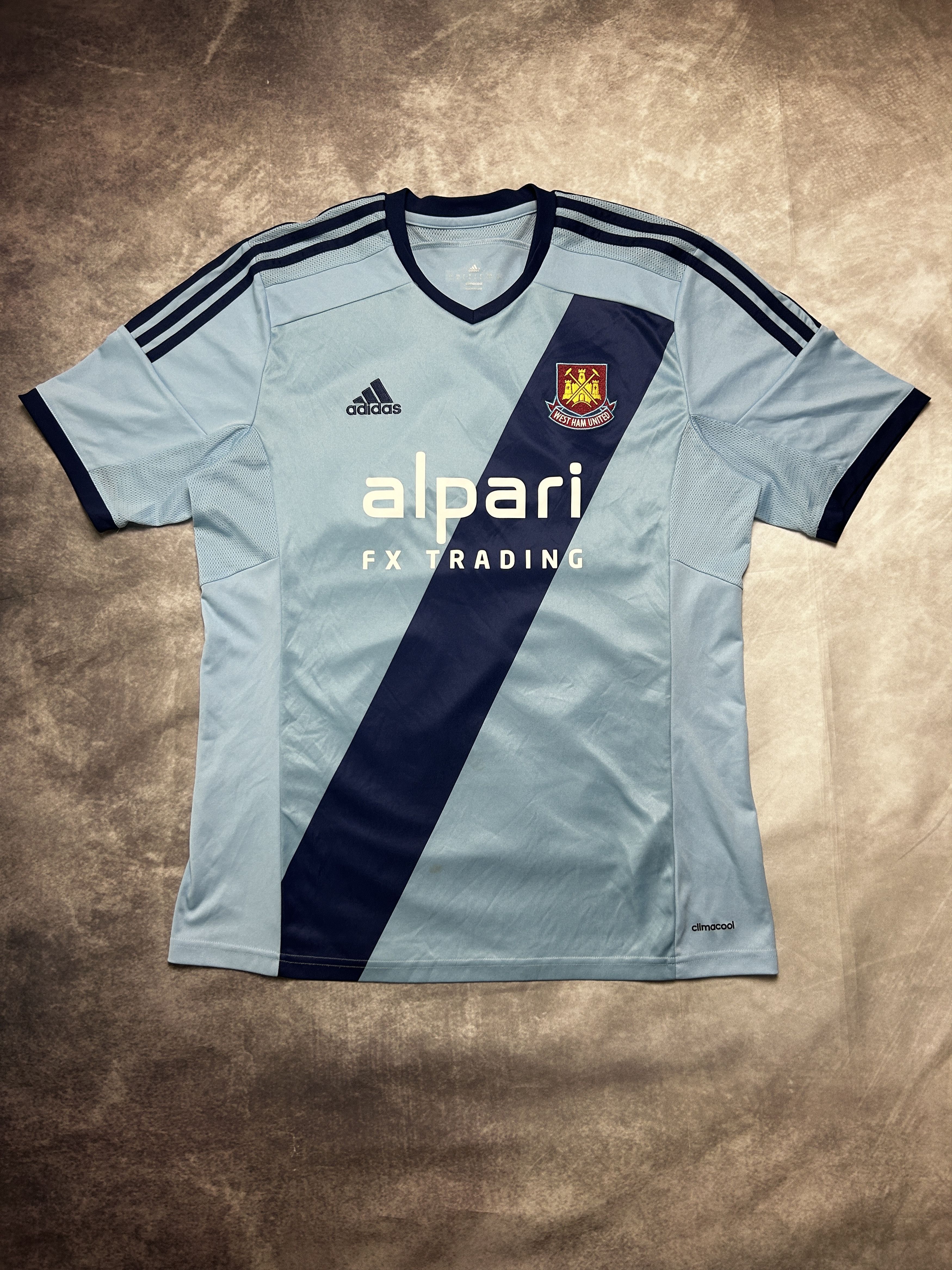 Maillot Vintage West Ham United – Années 70 – Admiral – Taille Enfant 14 – Rare