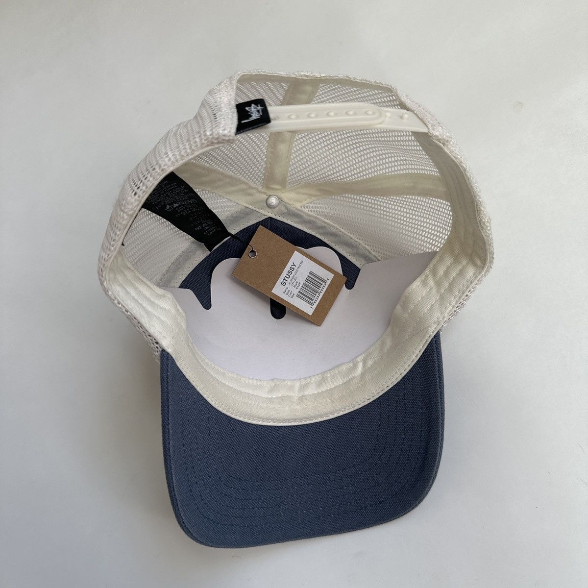 Stussy Stussy Ghost Logo Trucker SnapBack SS26 Blue Size ONE SIZE - 2 Thumbnail