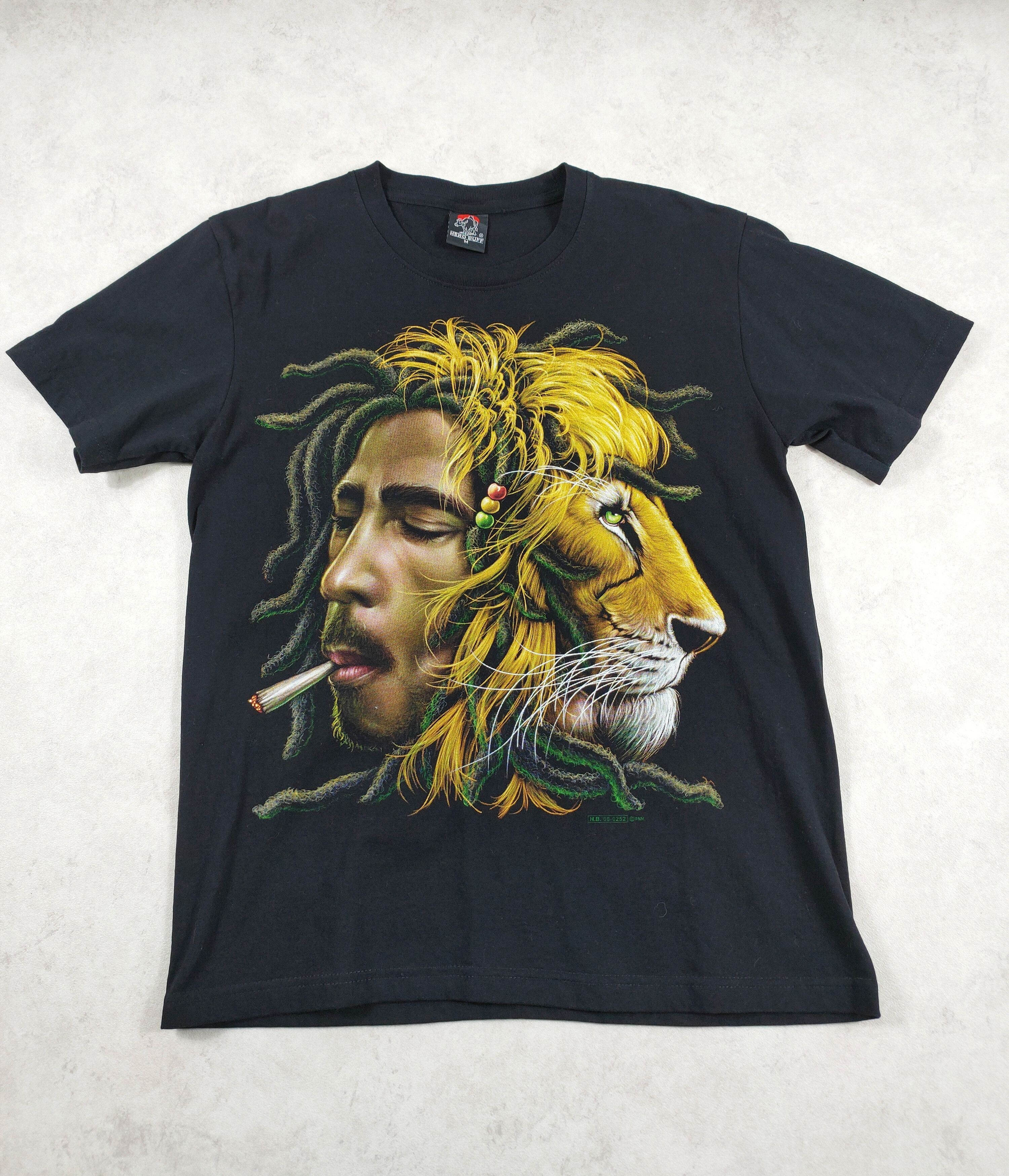 Bob Marley T-shirt print Hero Buff "Bob Marley" homme taille M Size US M / EU 48-50 / 2 - 1 Thumbnail
