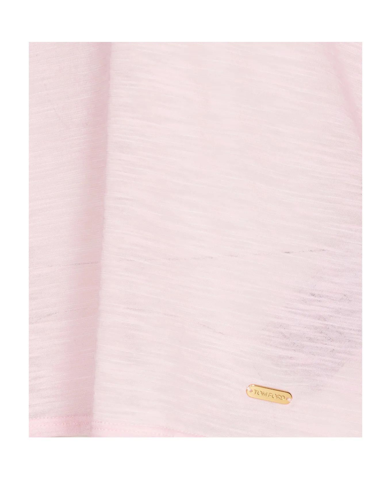 Tom Ford o1y0226 V-neck T-Shirt in Pink Size XS / US 0-2 / IT 36-38 - 3 Thumbnail