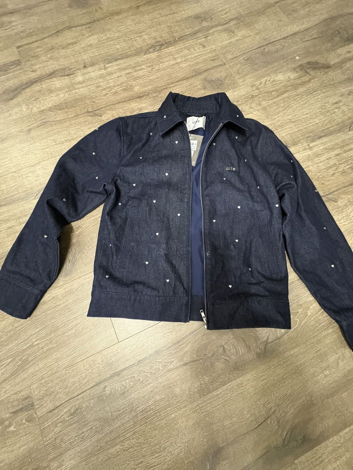Arte Antwerp HEART DENIM JACKET Size US XS / EU 42 / 0 - 1 Thumbnail