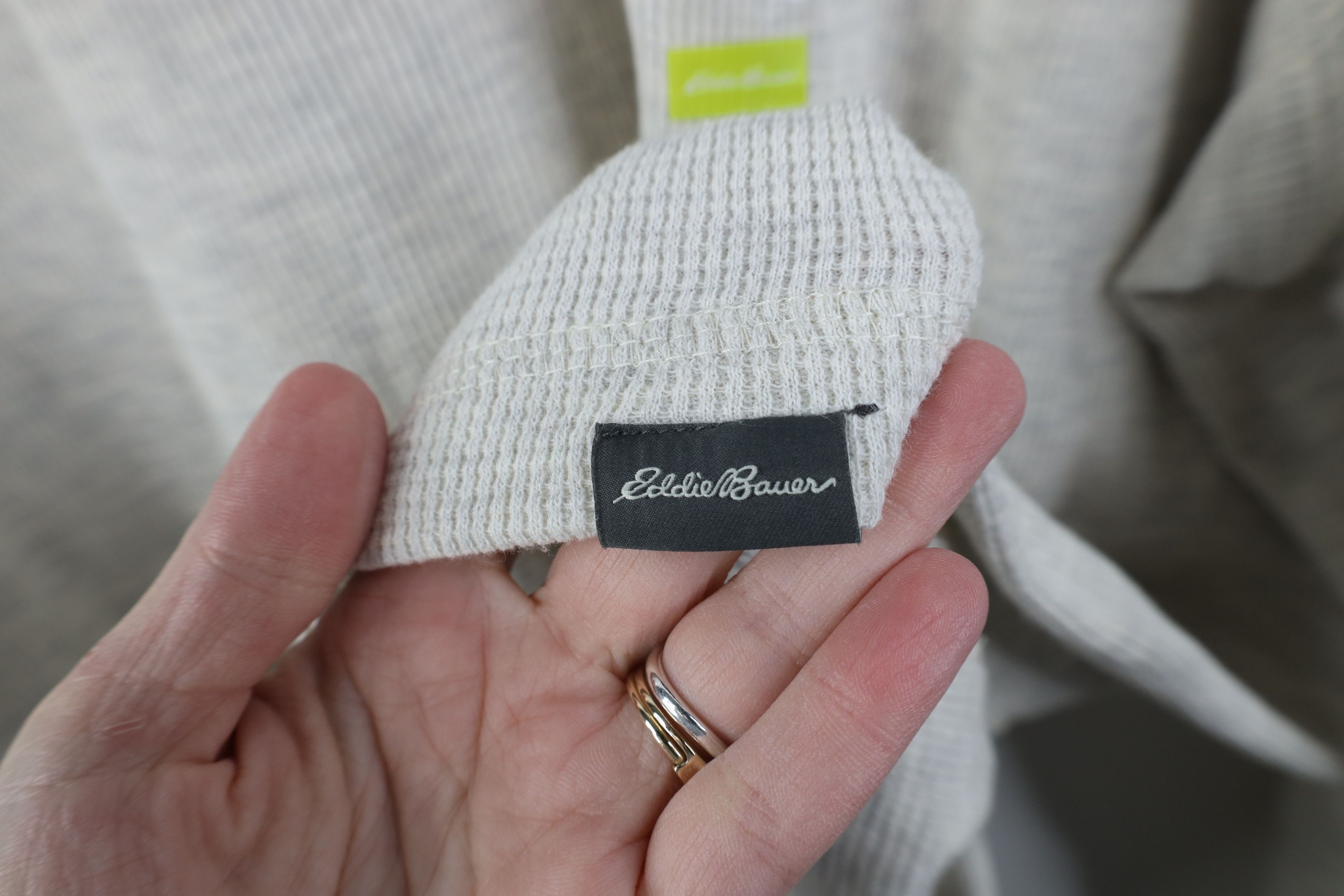 Eddie Bauer Deadstock Vintage Y2K Eddie Bauer Knit Long Sleeve T-Shirt Size US XXL / EU 58 / 5 - 4 Thumbnail
