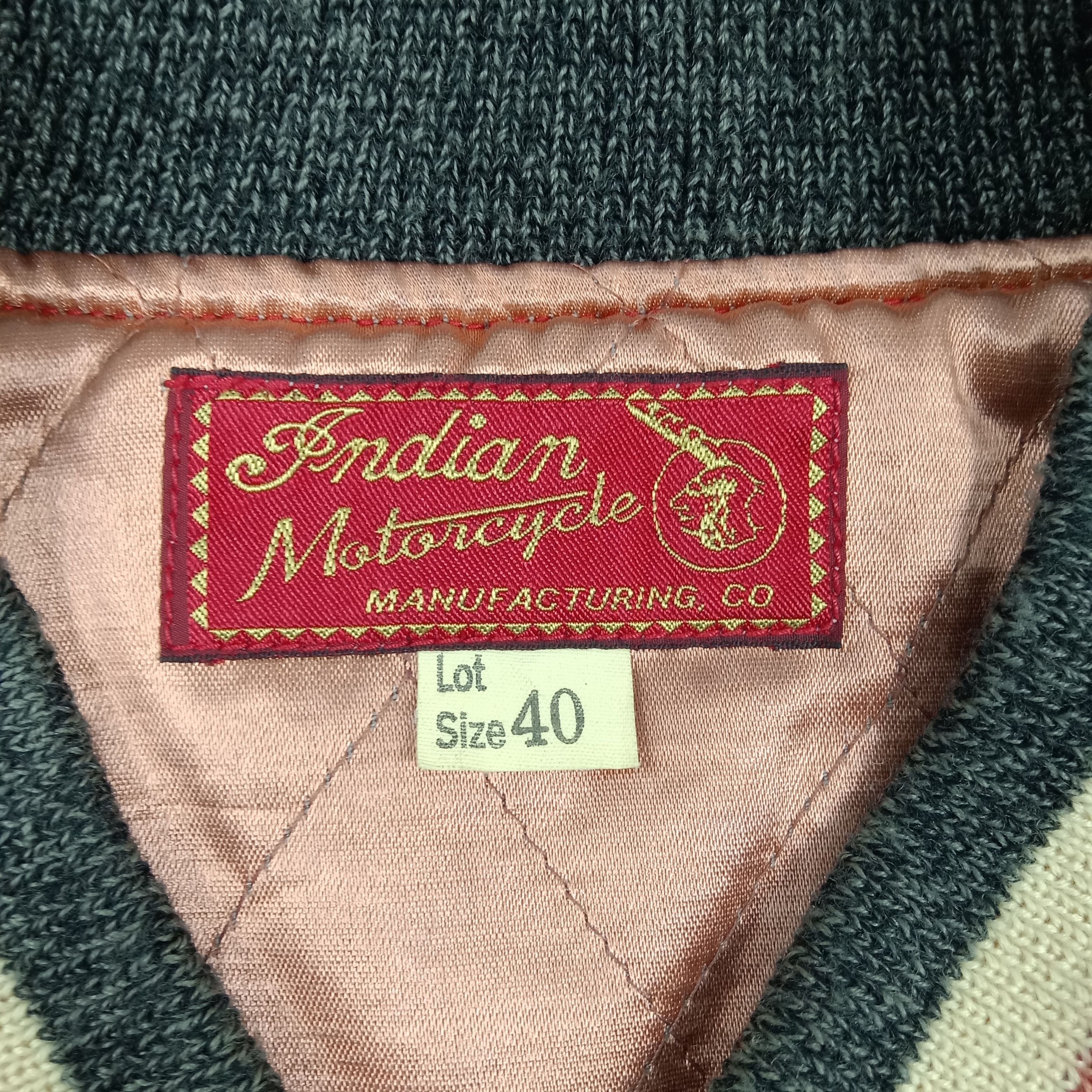 Indian Motorcycle × Vintage Indian Motors Springfield Biker Style Varsity Jacket Size US M / EU 48-50 / 2 - 6 Thumbnail