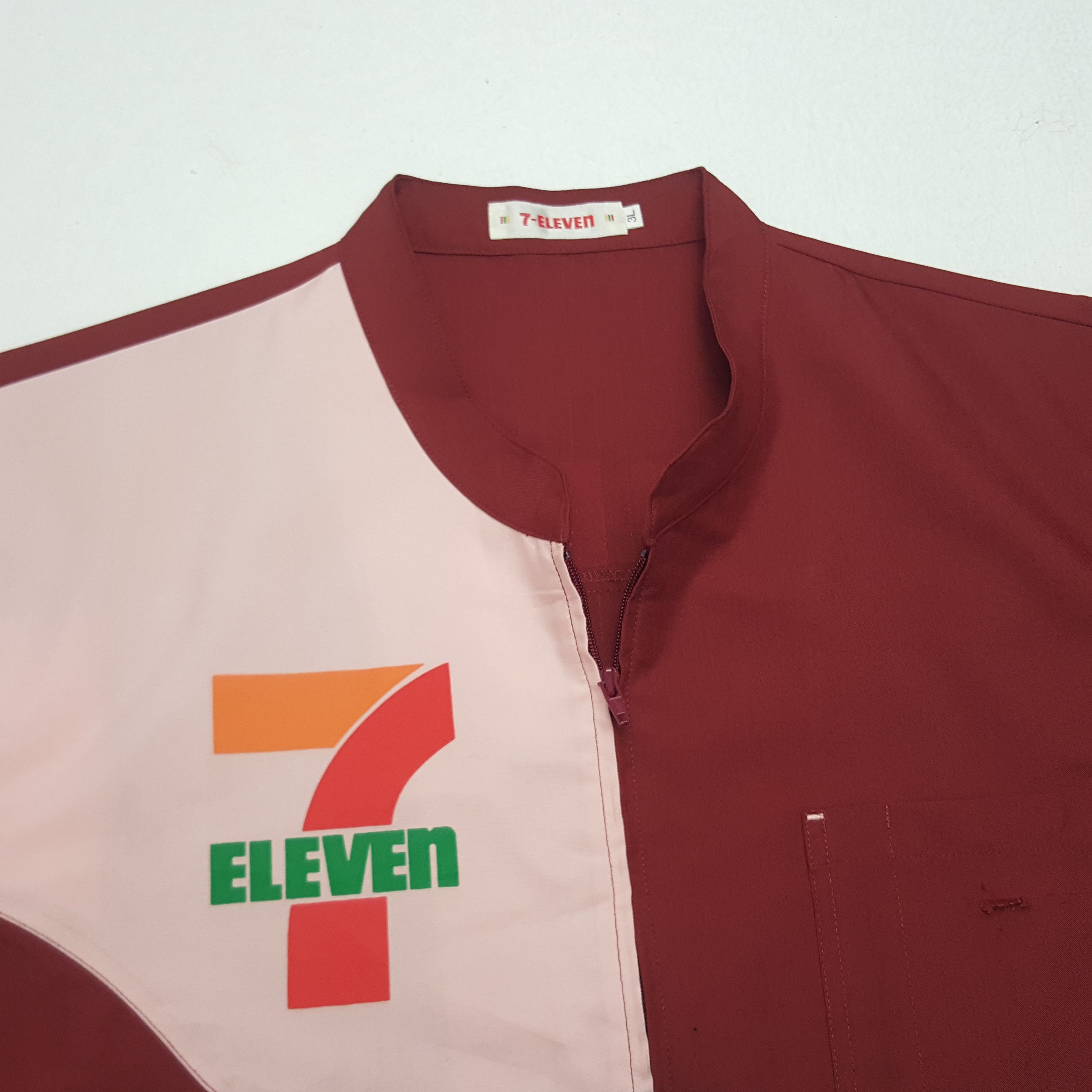 Japanese Brand × Vintage Vintage 7 Eleven Big Logo 7 Worker Zipper Jacket Size US L / EU 52-54 / 3 - 5 Thumbnail
