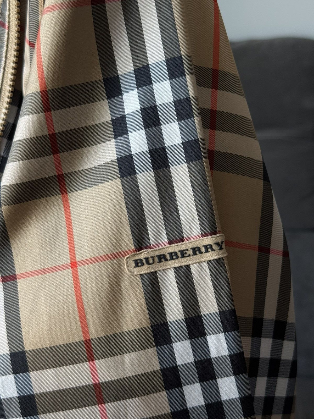 Burberry Burberry Golf Nova Check Light Jacket Polyester Size US XL / EU 56 / 4 - 13 Thumbnail