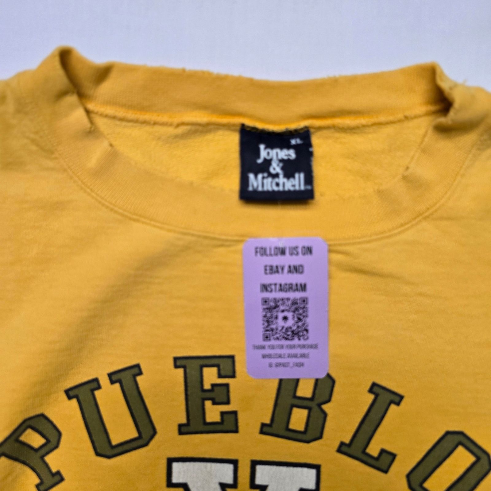 Vintage Vintage Pueblo College Sweatshirt Comunity Distressed XL Size US XL / EU 56 / 4 - 9 Thumbnail