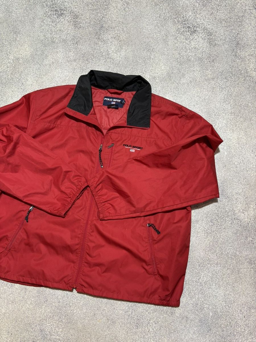 Polo Ralph Lauren × Ralph Lauren Sport × Vintage Vintage Polo Sport Ralph Lauren Nylon Jacket Windbreaker XL Size US XXL / EU 58 / 5 - 2 Thumbnail