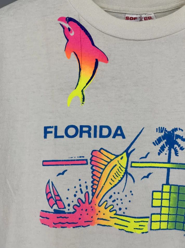 Vintage 90s Florida All Over Print Shirt Y2K Size US XL / EU 56 / 4 - 10 Thumbnail