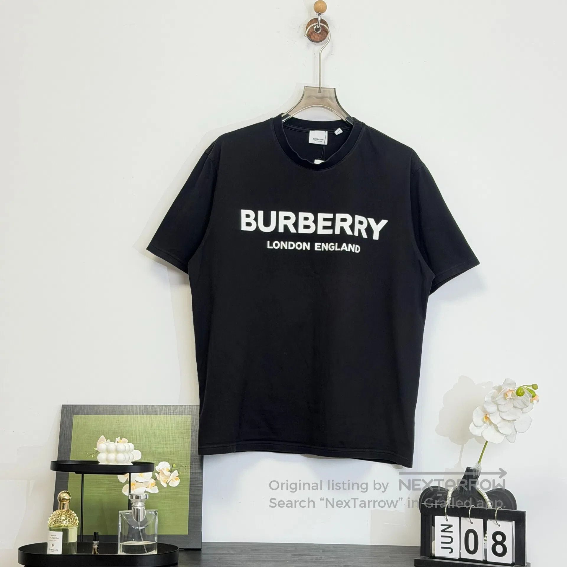 Burberry Burberry Black London Letter Logo Short Sleeve| Size US L / EU 52-54 / 3 - 1 Thumbnail