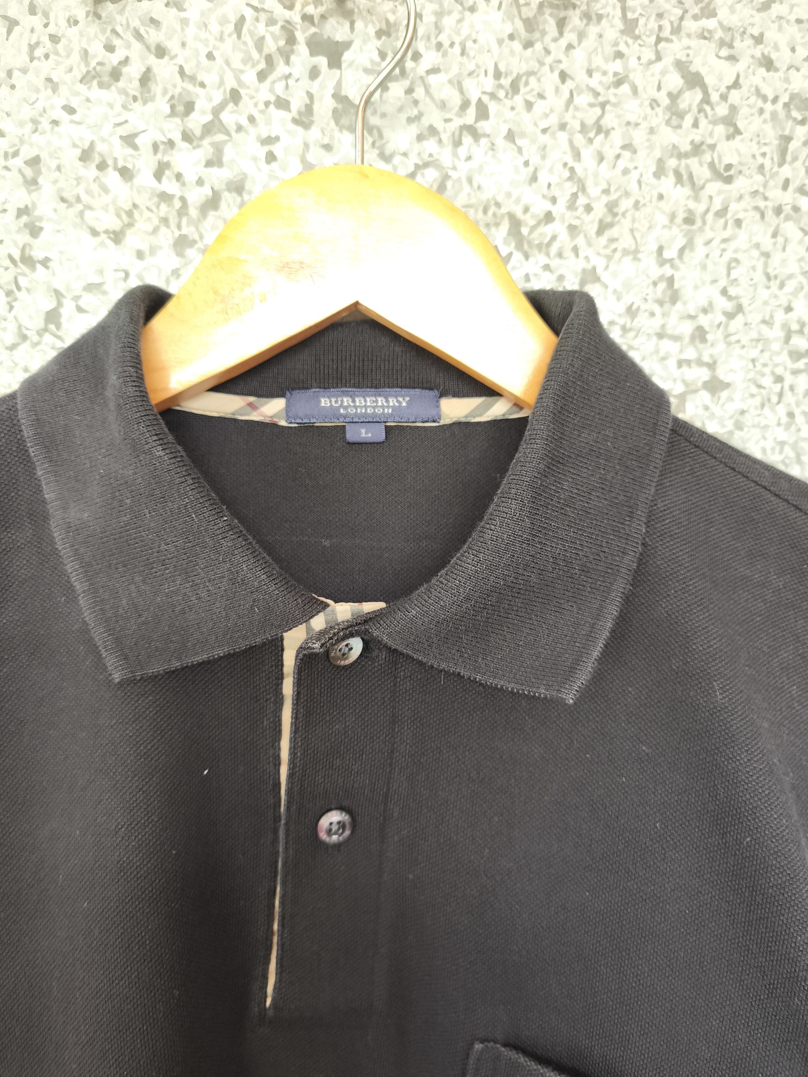 Burberry Burberry polo shirt long sleeve Size US L / EU 52-54 / 3 - 3 Thumbnail