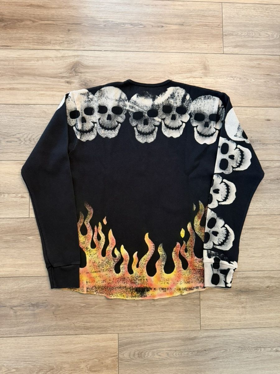 Satoshi Nakamoto Satoshi Nakamoto Lost Boys Skull Thermal Longsleeve Size US L / EU 52-54 / 3 - 3 Thumbnail