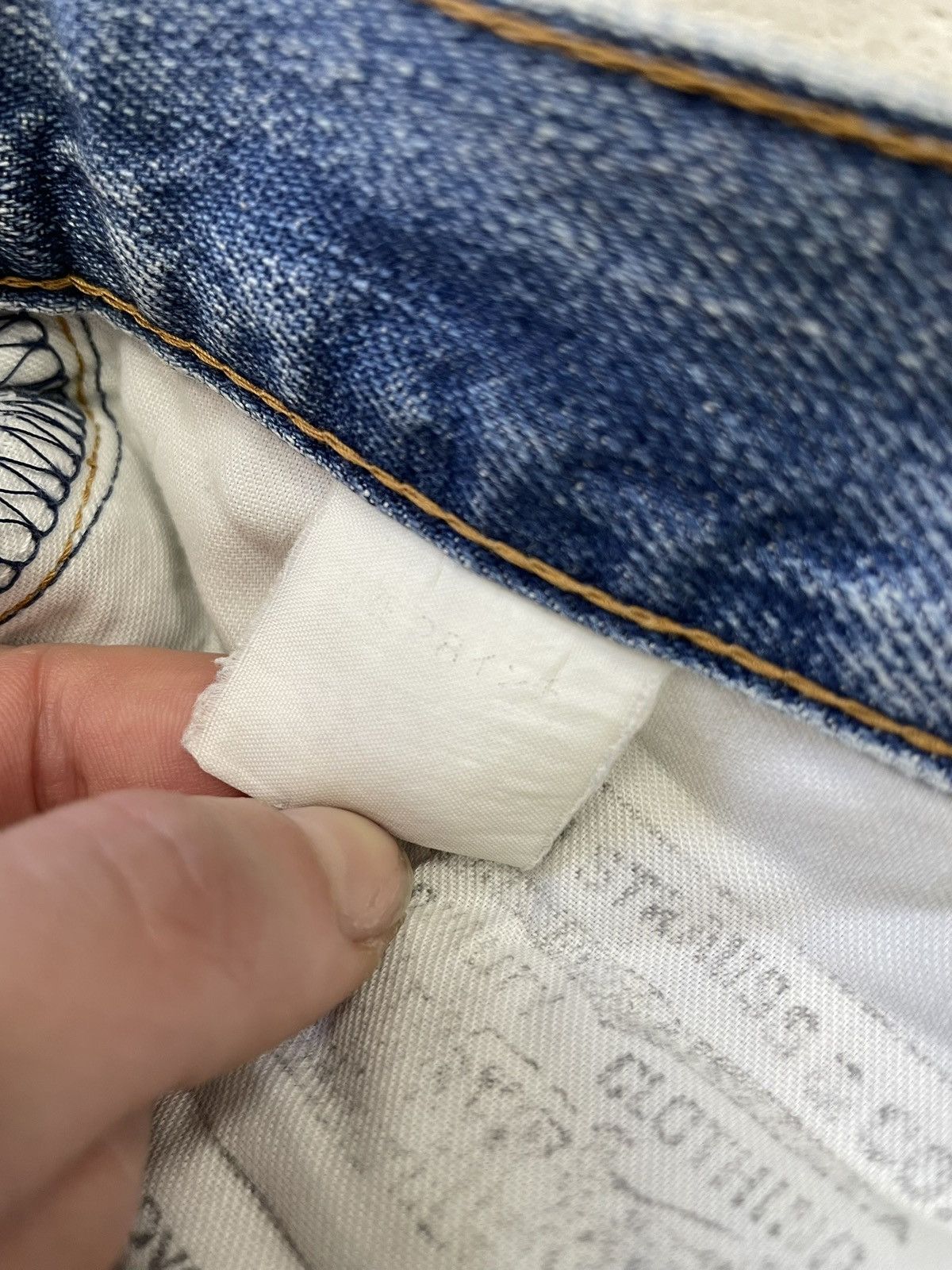 Levi's Levi’s blue jeans faded washed 90s from Japan selvage Size US 28 / EU 44 - 9 Thumbnail