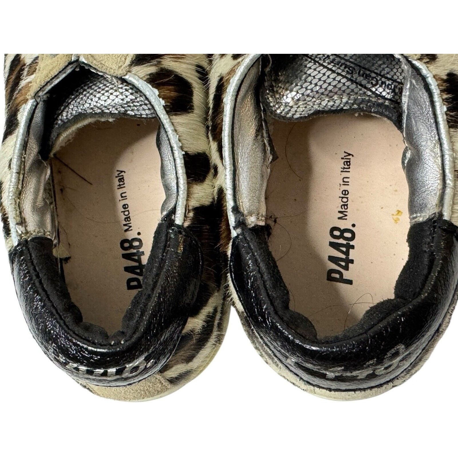 P448 P448 John Cow Genuine Calf Hair Sneakers Leopard Surf Shoes Size US 5.5 / IT 35.5 - 10 Thumbnail