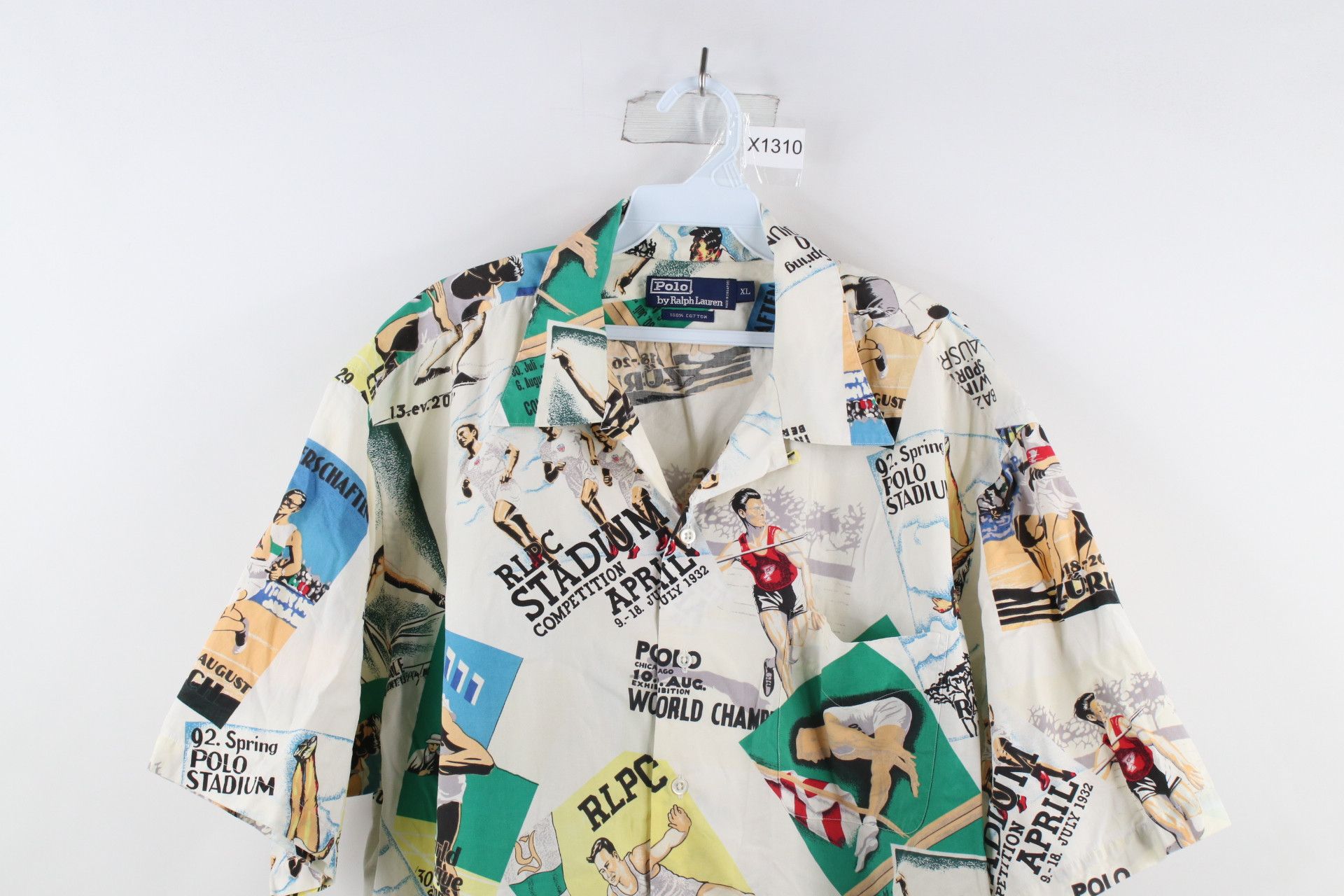 Polo Ralph Lauren Vintage 90s Ralph Lauren Series Looped Collar Button Shirt Size US XL / EU 56 / 4 - 2 Thumbnail