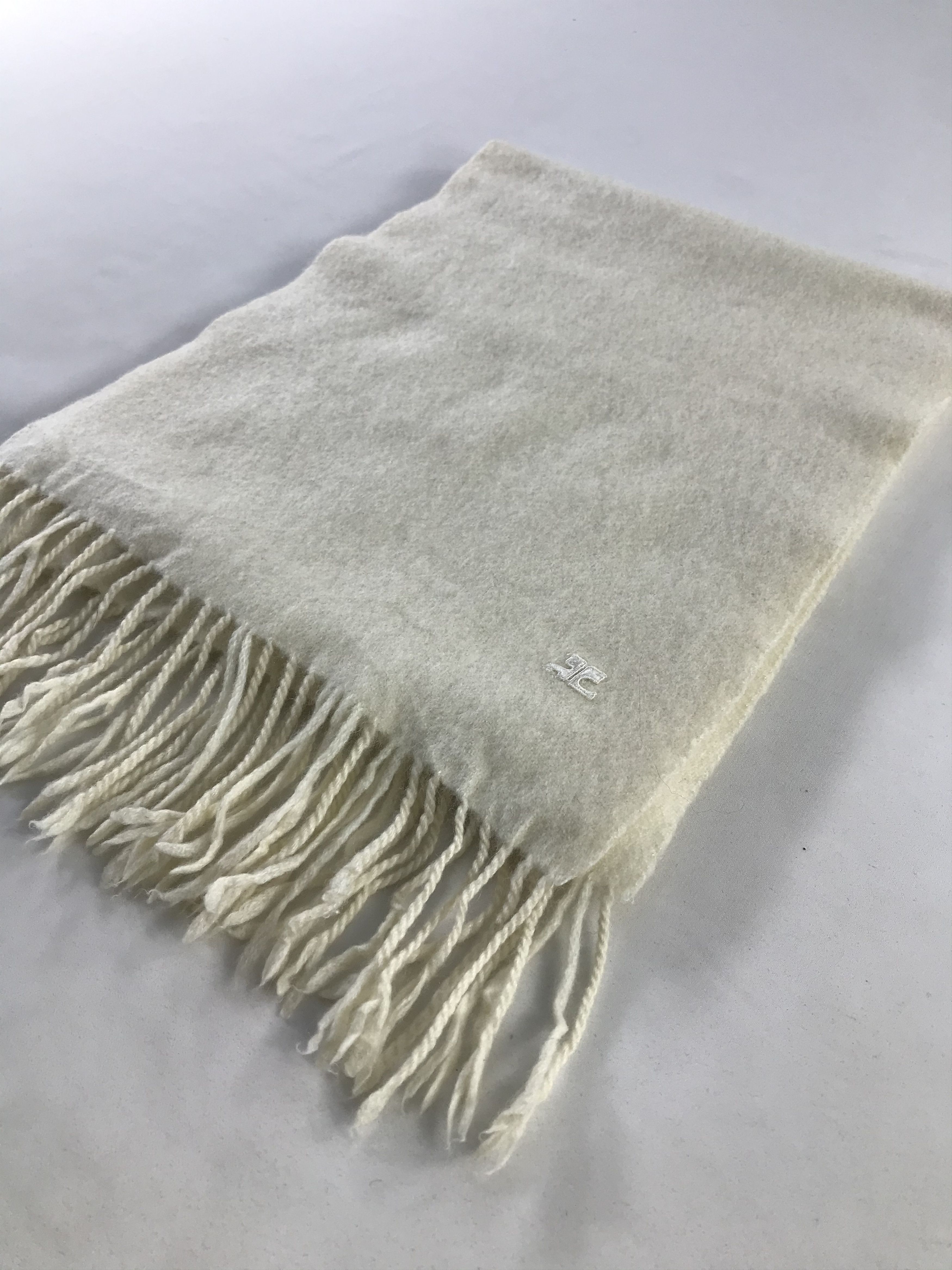 Courreges × Vintage Courreges Homme Scarf / Muffler / Neckwear - WW2174 Size ONE SIZE - 3 Thumbnail