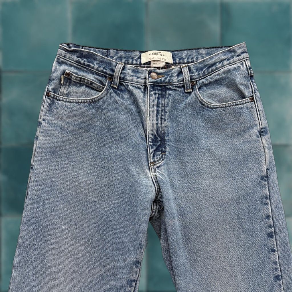 Vintage VINTAGE L.L.Bean Double L Natural Fit Jeans Mens Secret? (Wait) Size US 33 - 1 Thumbnail
