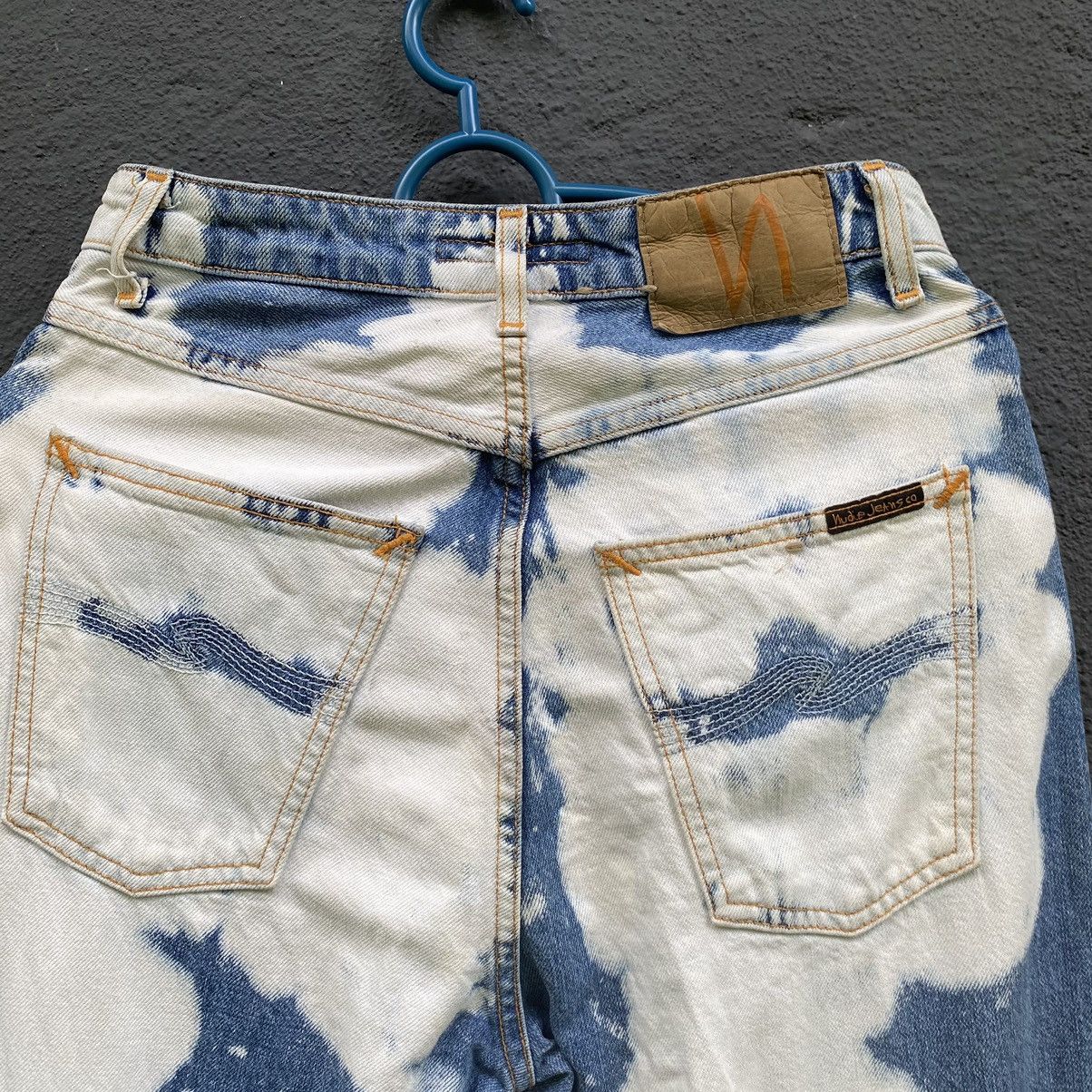 Nudie Jeans Thrashed Vintage Nudie Jeans Acid Wash ERD GRUNGE JEANS Size US 27 - 3 Thumbnail