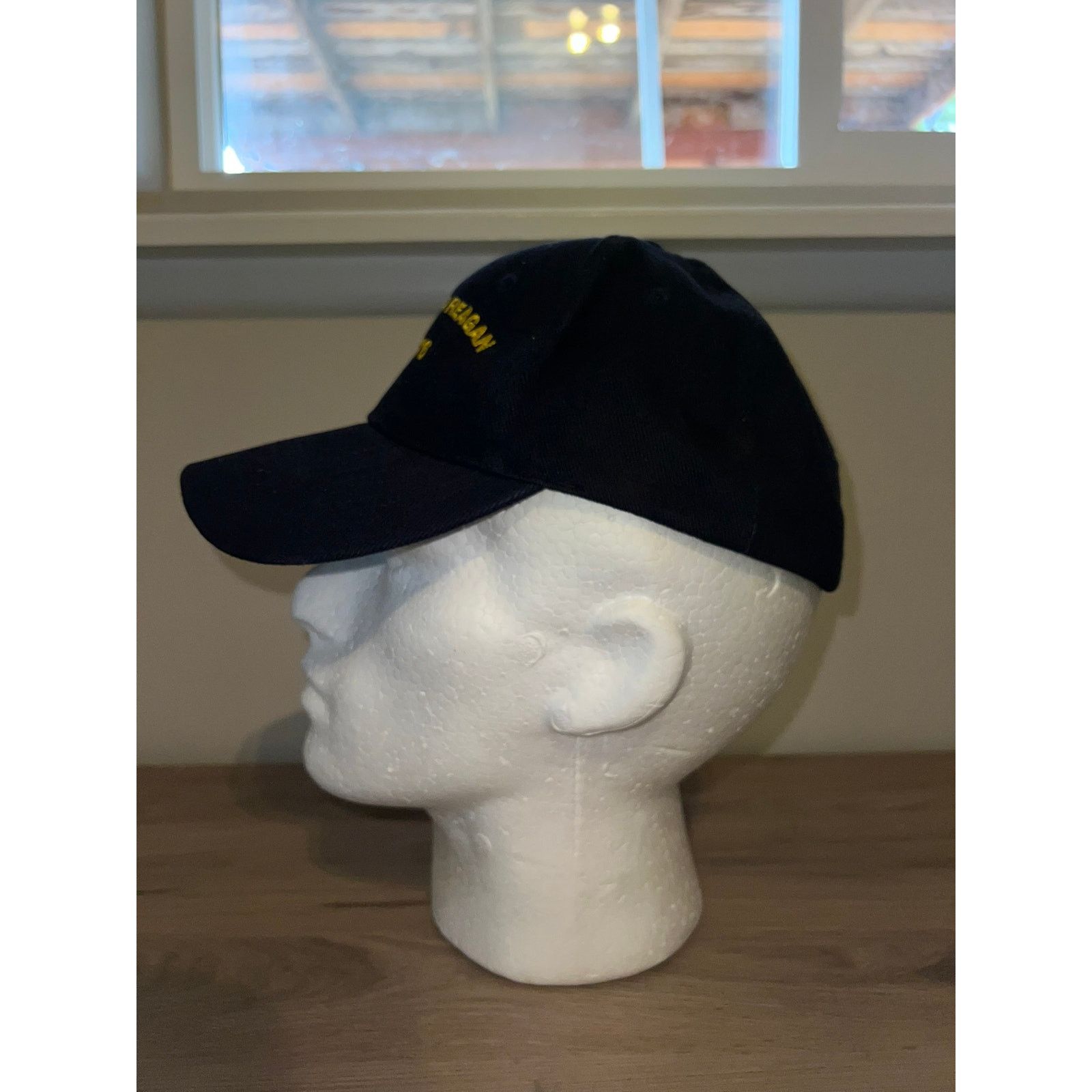 Vintage Vintage USS Ronald Reagan CVN 76 Blue Hat Headwear VTG OS Size ONE SIZE - 3 Thumbnail