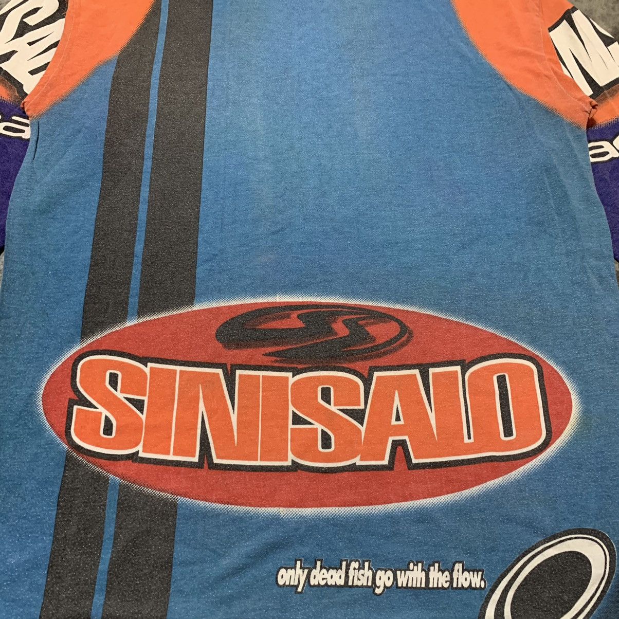 Other Vintate y2k SINISALO MOTO Long Sleeve T-Shirt Size US L / EU 52-54 / 3 - 9 Thumbnail