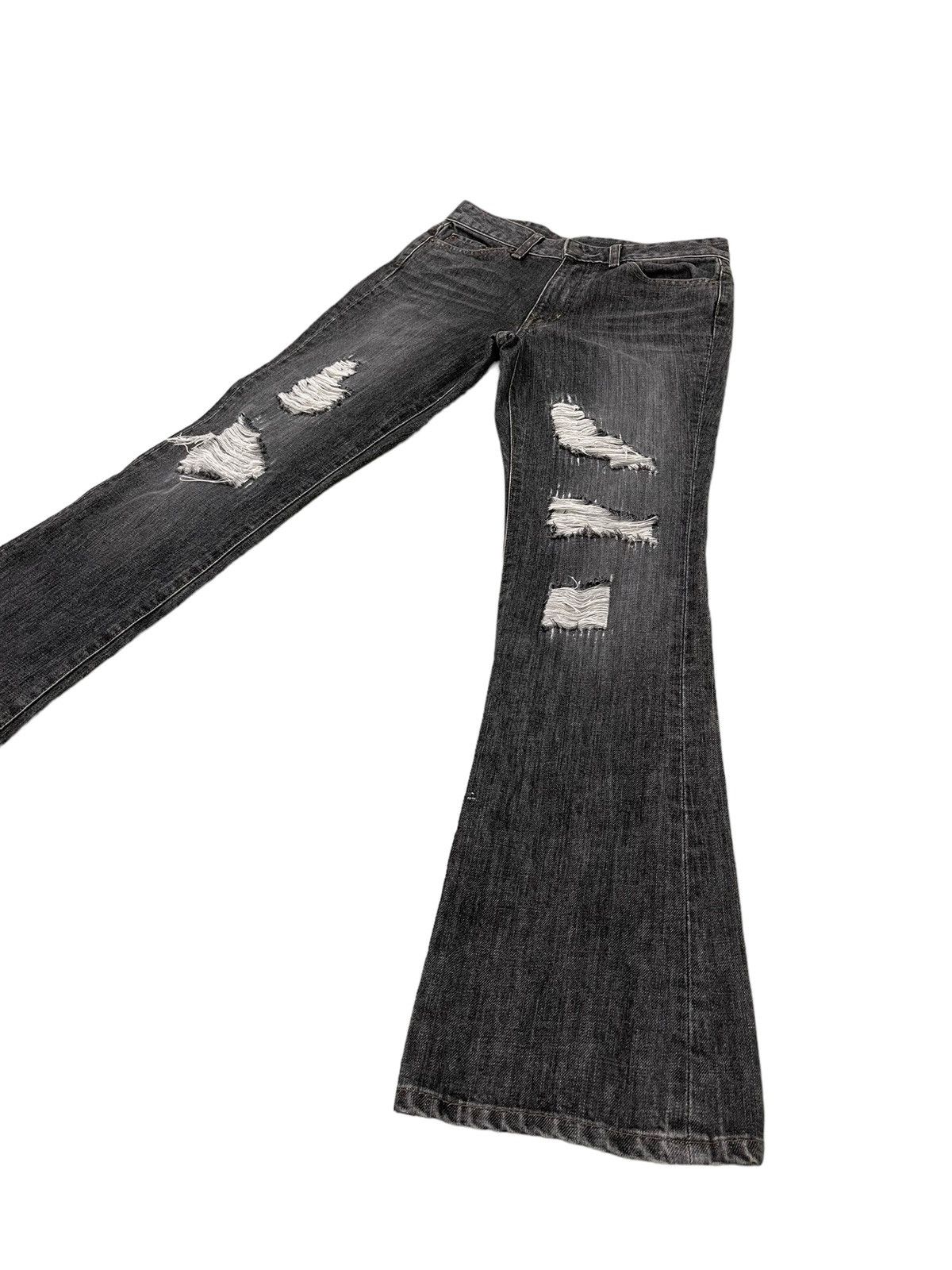 Japanese Brand Flare Jeans Sweet Camel Slim Distress Boot Cut 6🟦3 Size US 29 - 3 Thumbnail