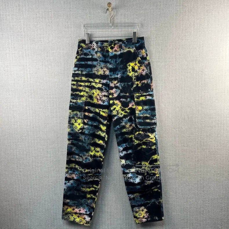 Louis Vuitton Louis Vuitton FW21 Colorful Laser Prestige Denim Casual Ov Size US 28 / EU 44 - 1 Thumbnail