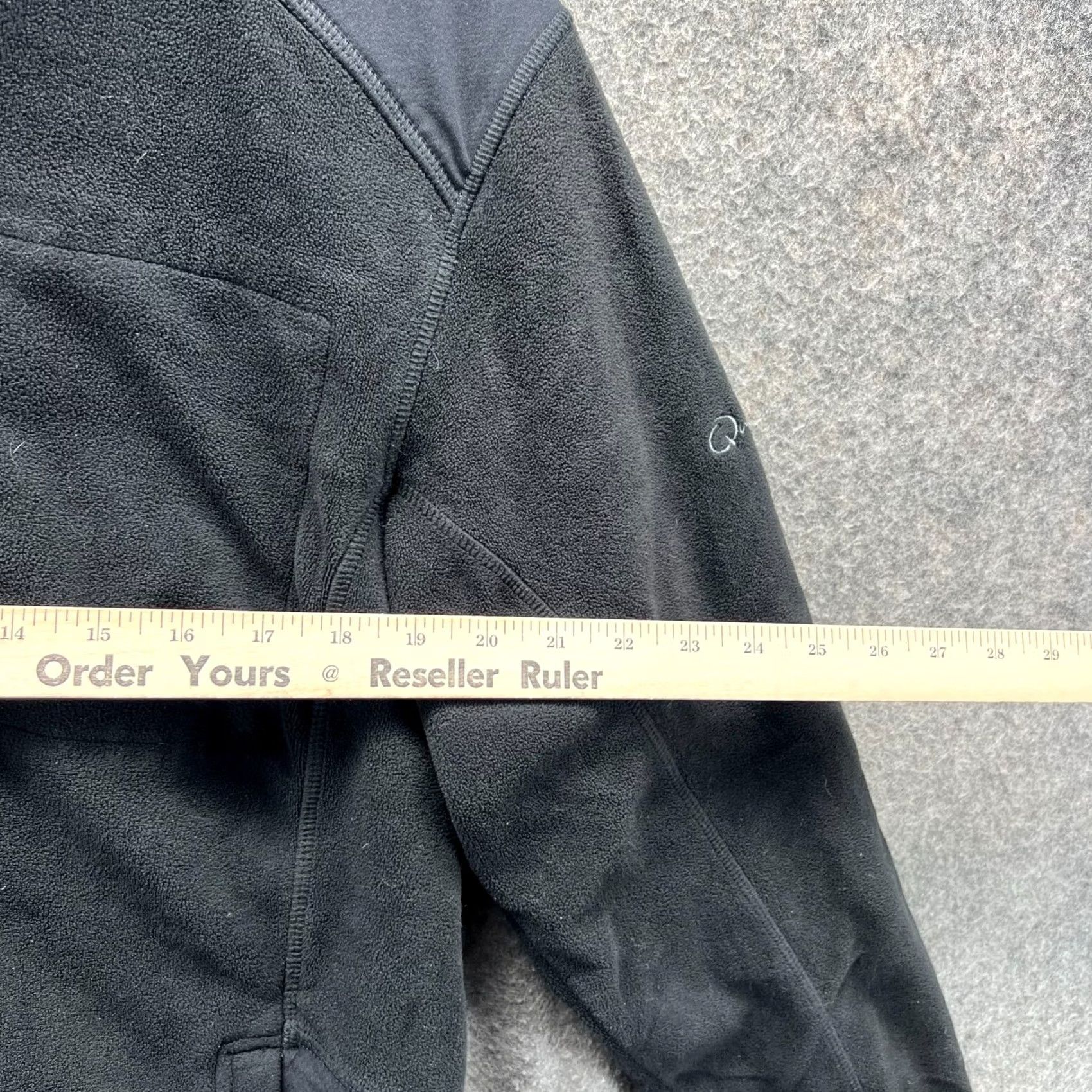 Quiksilver VINTAGE Quiksilver Jacket Mens L Black Full Zip Fleece Sherpa Polyester Y2K Size US L / EU 52-54 / 3 - 4 Thumbnail
