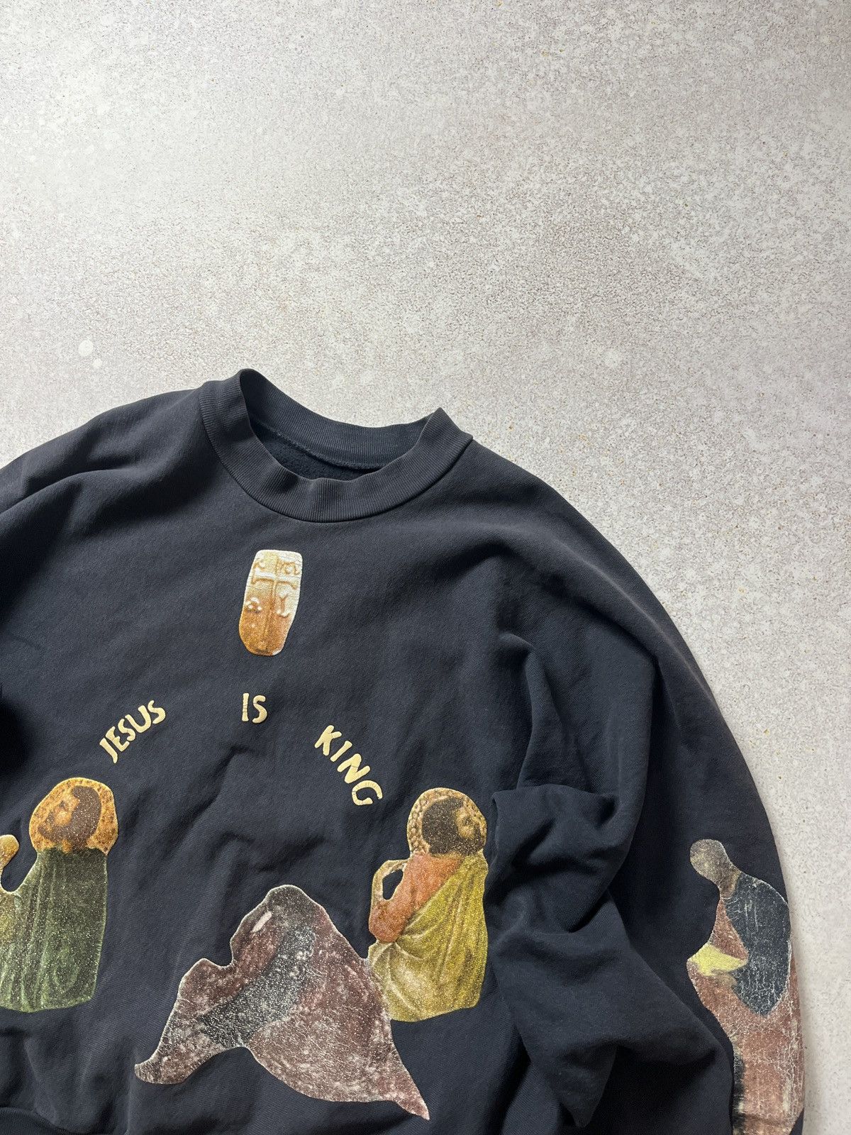 Yeezy JESUS IS KING SWEATSHIRT CREWNECK KANYE WEST YE Size US S / EU 44-46 / 1 - 2 Thumbnail