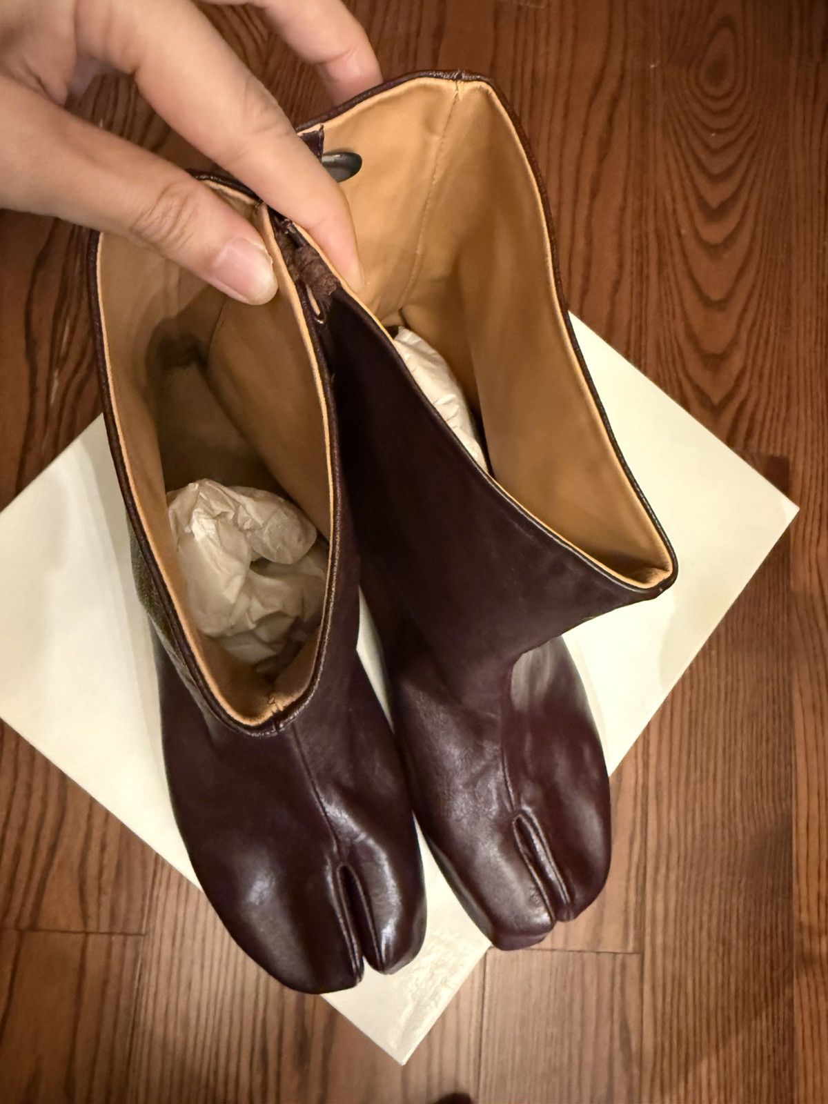 Maison Margiela Masion margiela dark purple tabi boot EU40 Size US 9 / IT 39 - 7 Thumbnail