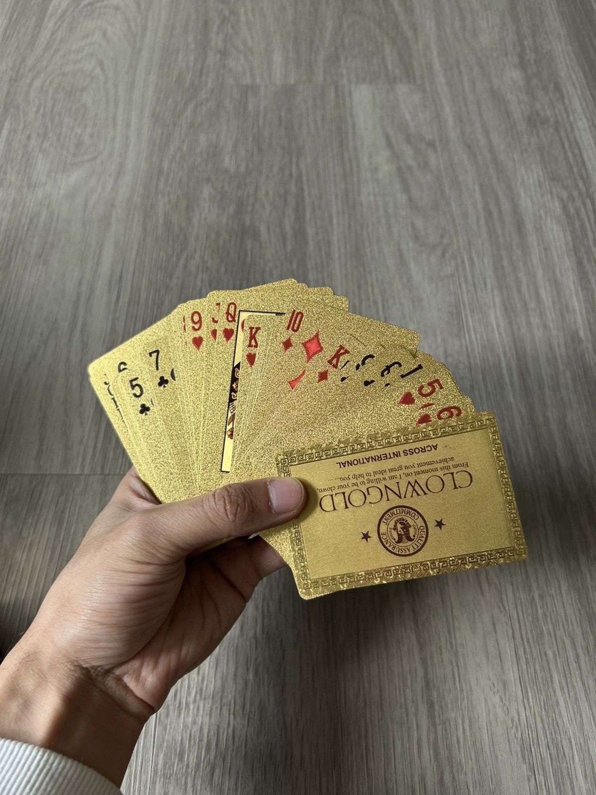 Supreme Supreme Gold Foil Playing Cards FW13 Size ONE SIZE - 1 Thumbnail