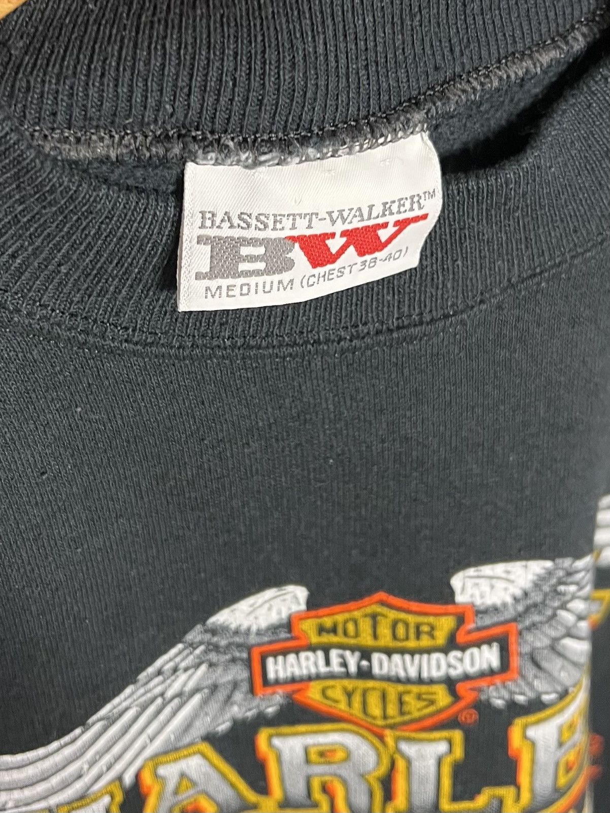 Harley Davidson × Vintage Vintage 1989 Harley Davidson Crewneck Size M / US 6-8 / IT 42-44 - 3 Thumbnail