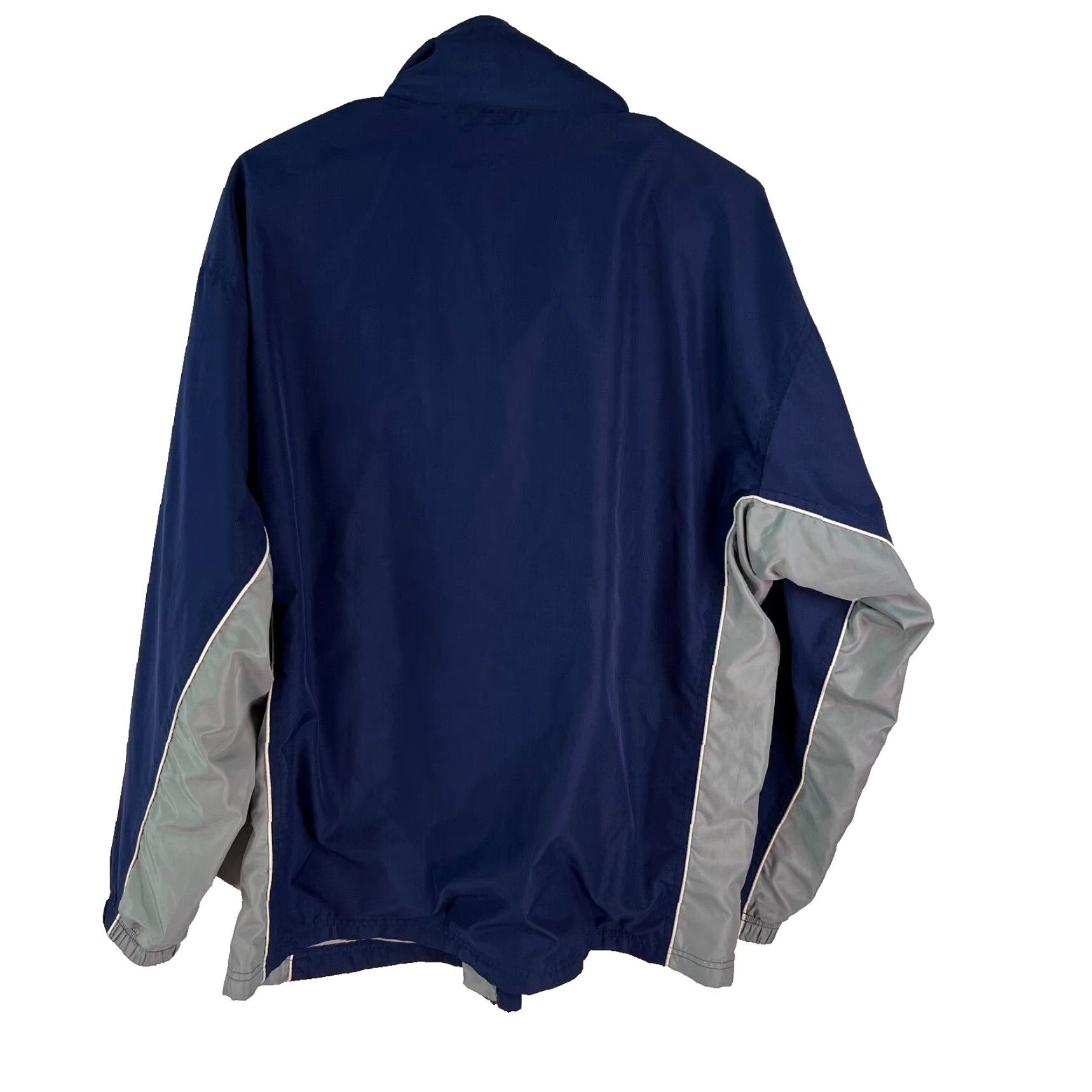 Reebok Reebok Windbreaker Jacket Mens Size Medium Blue Long Sleeve Full Zip Size US M / EU 48-50 / 2 - 2 Thumbnail