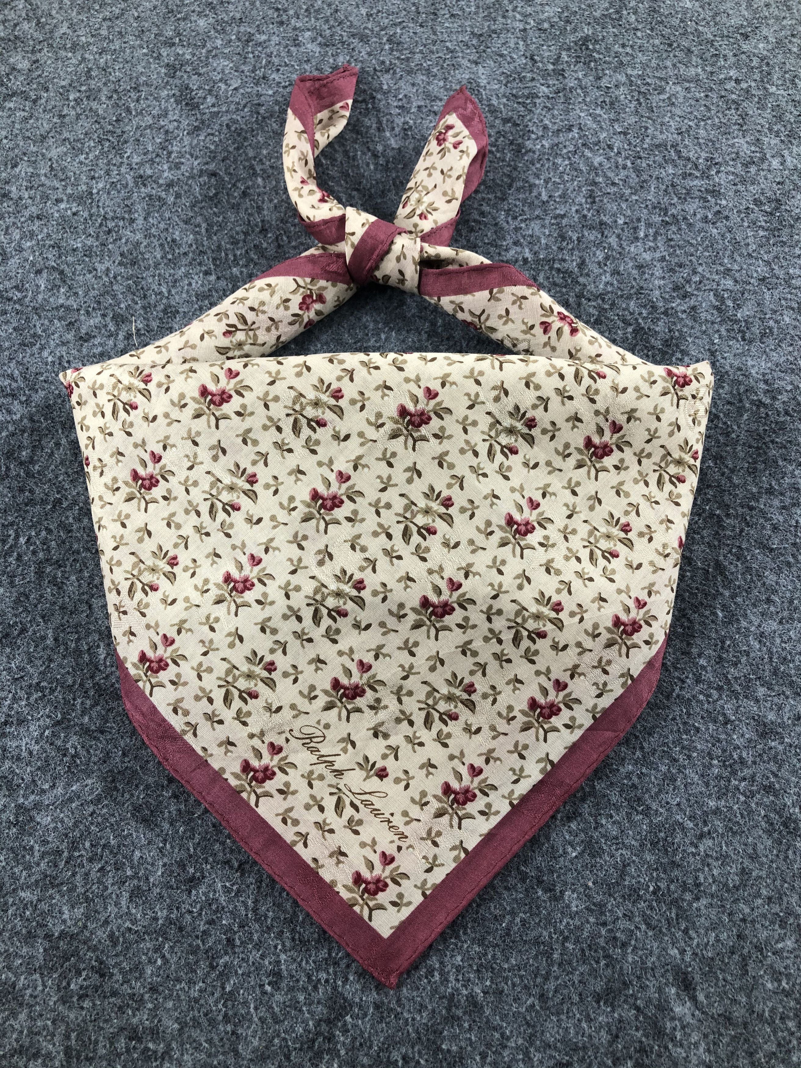 Ralph Lauren × Vintage Ralph Lauren Handkerchief / Bandana / Neckerchief Size ONE SIZE - 1 Thumbnail