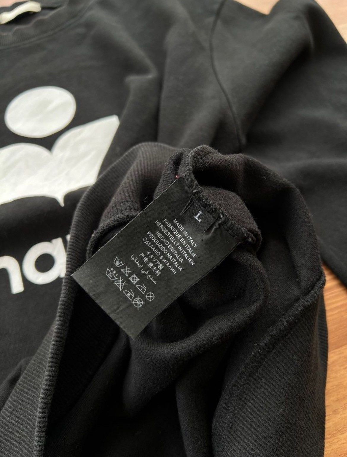 Isabel Marant × Isabel Marant Etoile Isabel Marant Big Basic Logo Hoodie Size US L / EU 52-54 / 3 - 4 Thumbnail