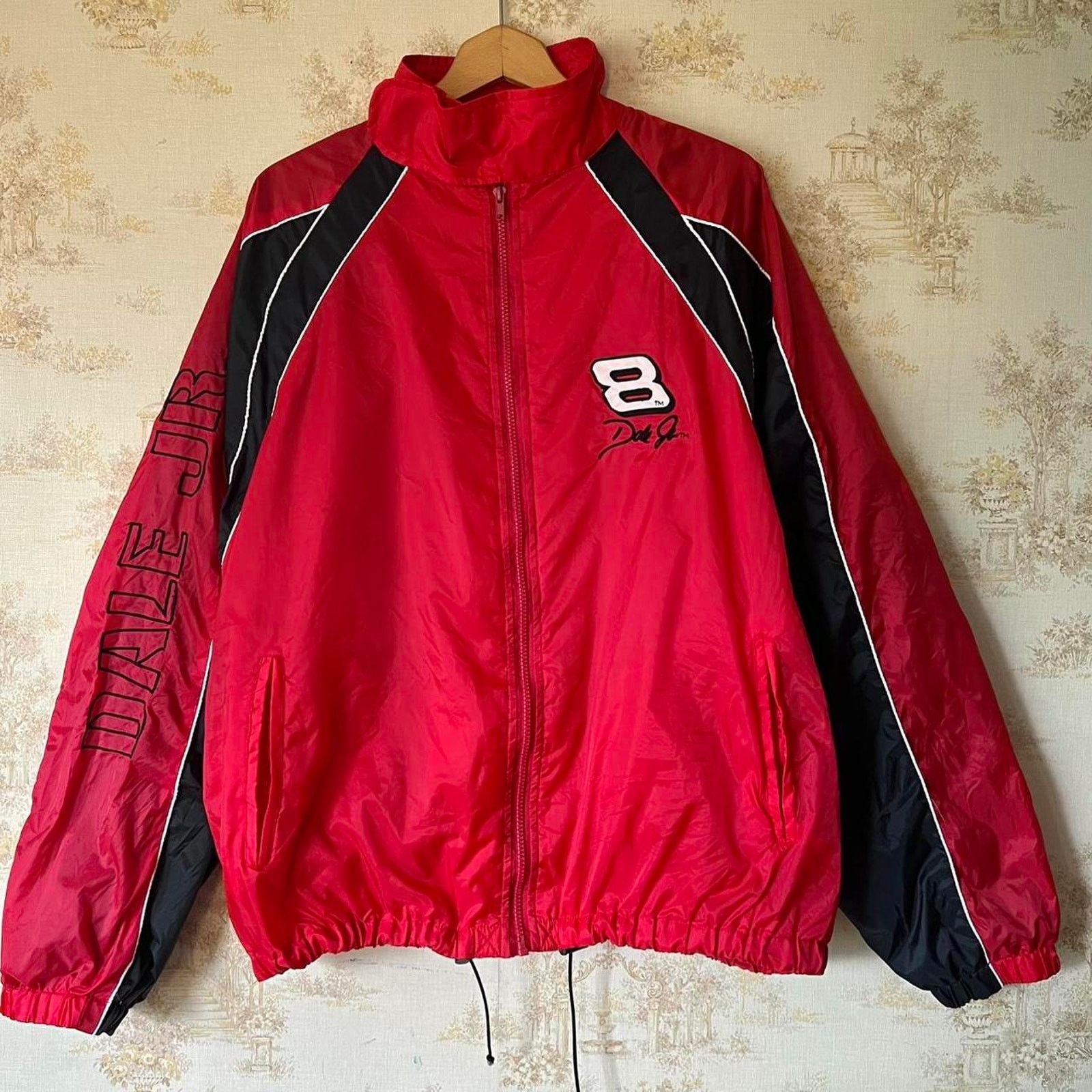 NASCAR 00s Dale Earnhardt Jr. 8 Windbreaker | Sleeve Spellout | XL Size US XL / EU 56 / 4 - 1 Thumbnail
