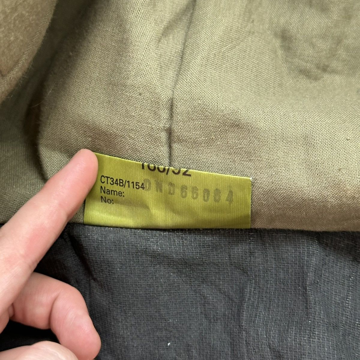 Vintage 90's Y2K Dead Stock British ARMY PROTECTIVE Military NO1 MK4 Size US S / EU 44-46 / 1 - 9 Thumbnail