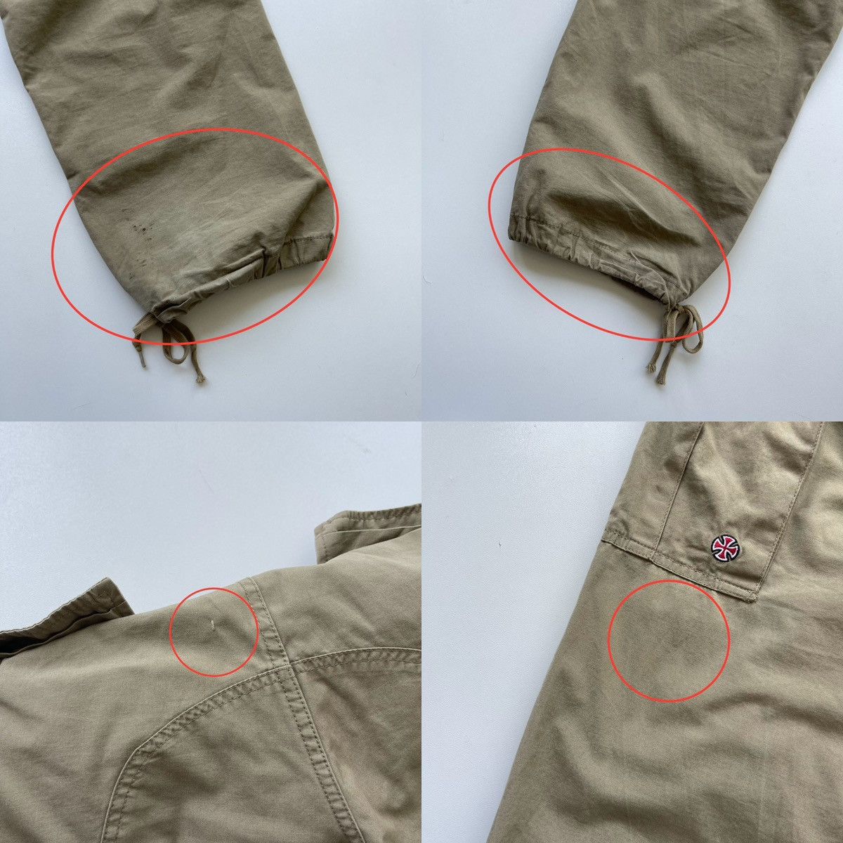 Independent Truck Co. Independent Track Company Vintage Cargo Pants Beige Y2K Size US 34 / EU 50 - 11 Thumbnail