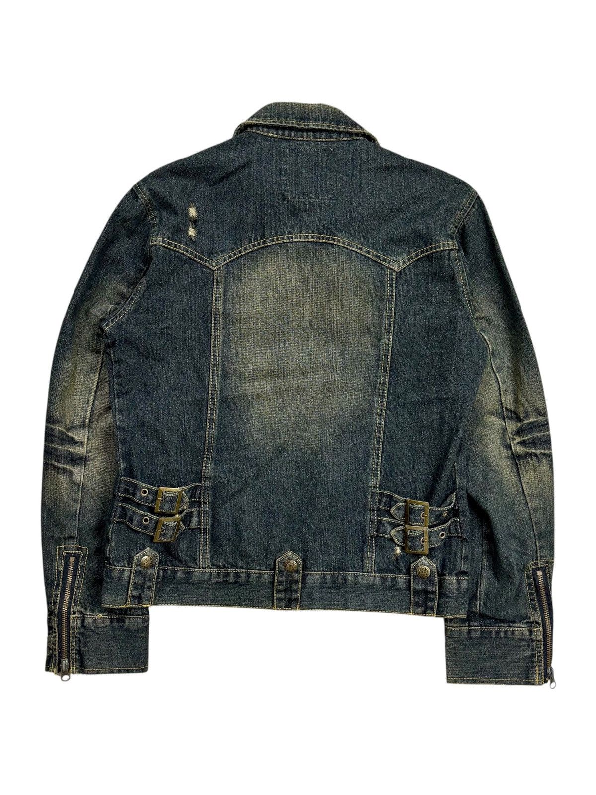 JACKROSE 2000s Jackrose - Apocalypse Style Mud Wash Denim Jacket Size US M / EU 48-50 / 2 - 3 Thumbnail