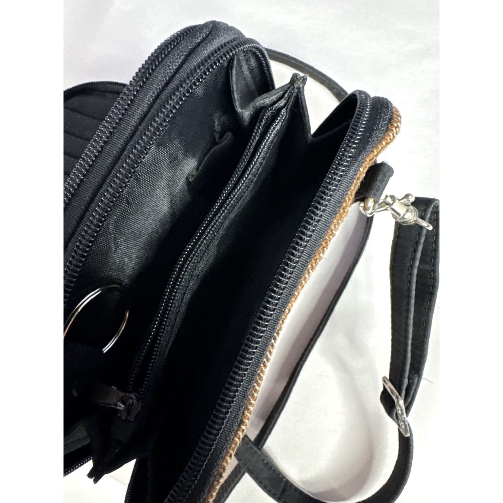 Pendleton Pendleton Crossbody Zip Around Bag Southwest Aztec Wool Wallet Organizer Clutch - Multicolor Wool, Black Lining, Zip, Crossbody Strap, Small, Women Size ONE SIZE - 5 Thumbnail
