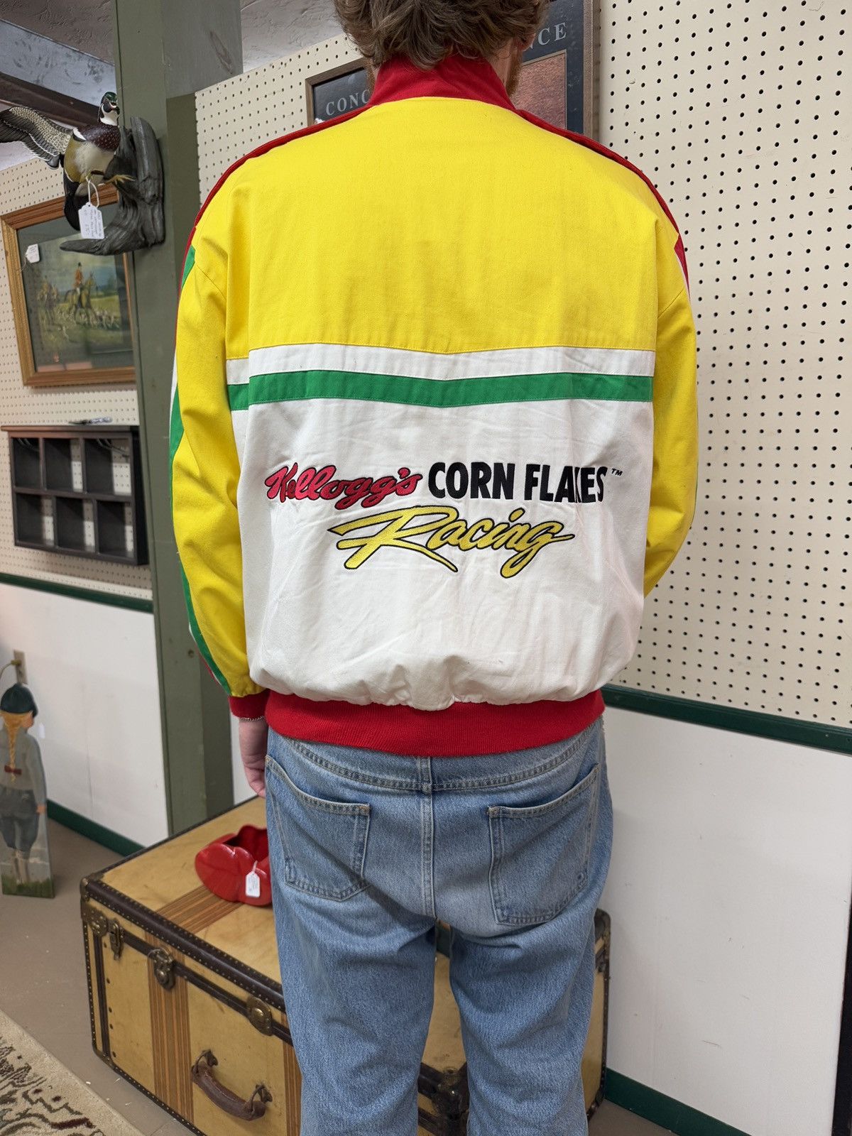 NASCAR × Vintage Vintage NASCAR Kellogg’s Racing Jacket - 90s Y2K Motorsports Size US L / EU 52-54 / 3 - 7 Thumbnail