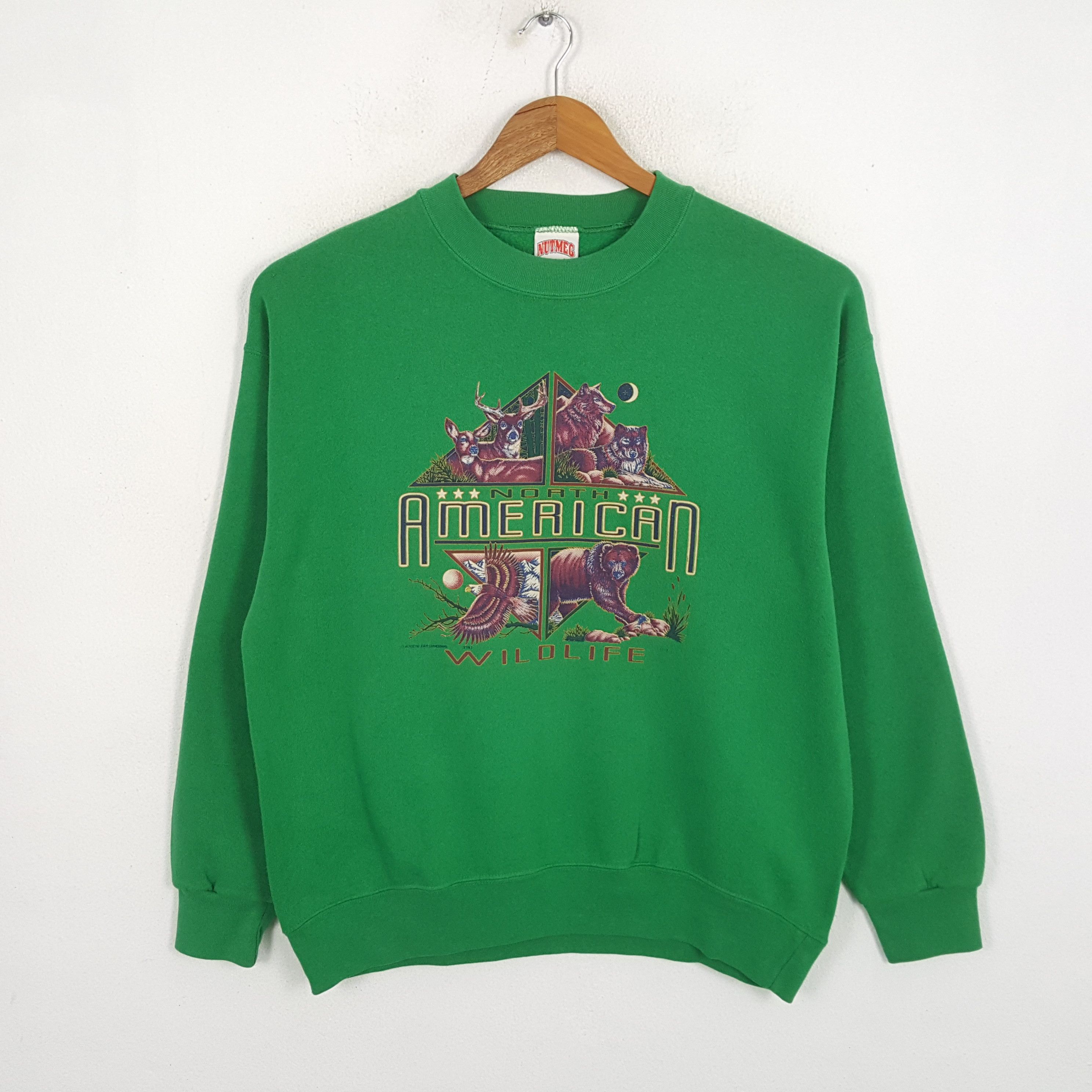Vintage 90's NORTH AMERICAN WILDLIFE Style Sweatshirts