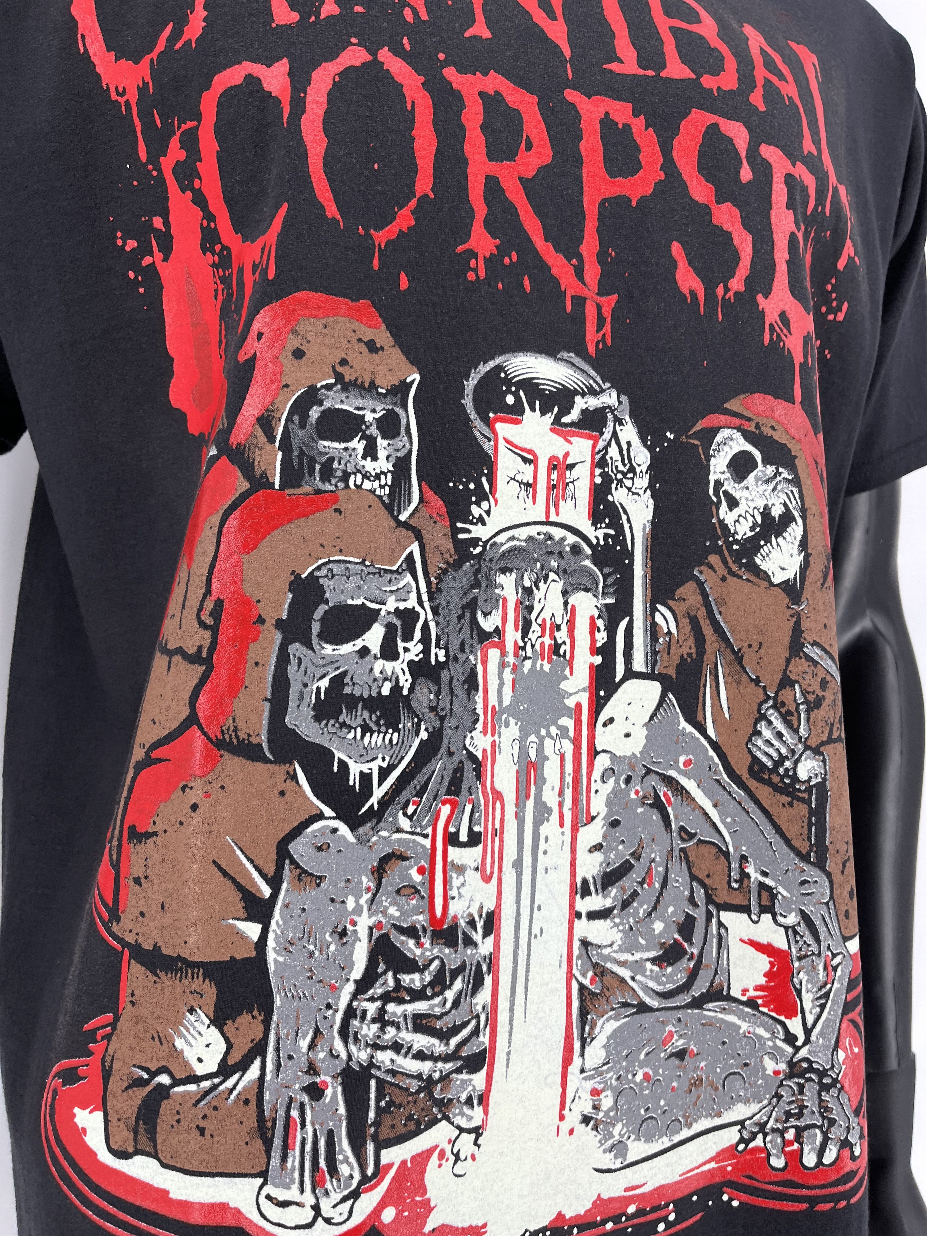 Band Tees Vintage Y2K Cannibal Corpse (Napalm Death Cradle Filth Size US XL / EU 56 / 4 - 6 Thumbnail