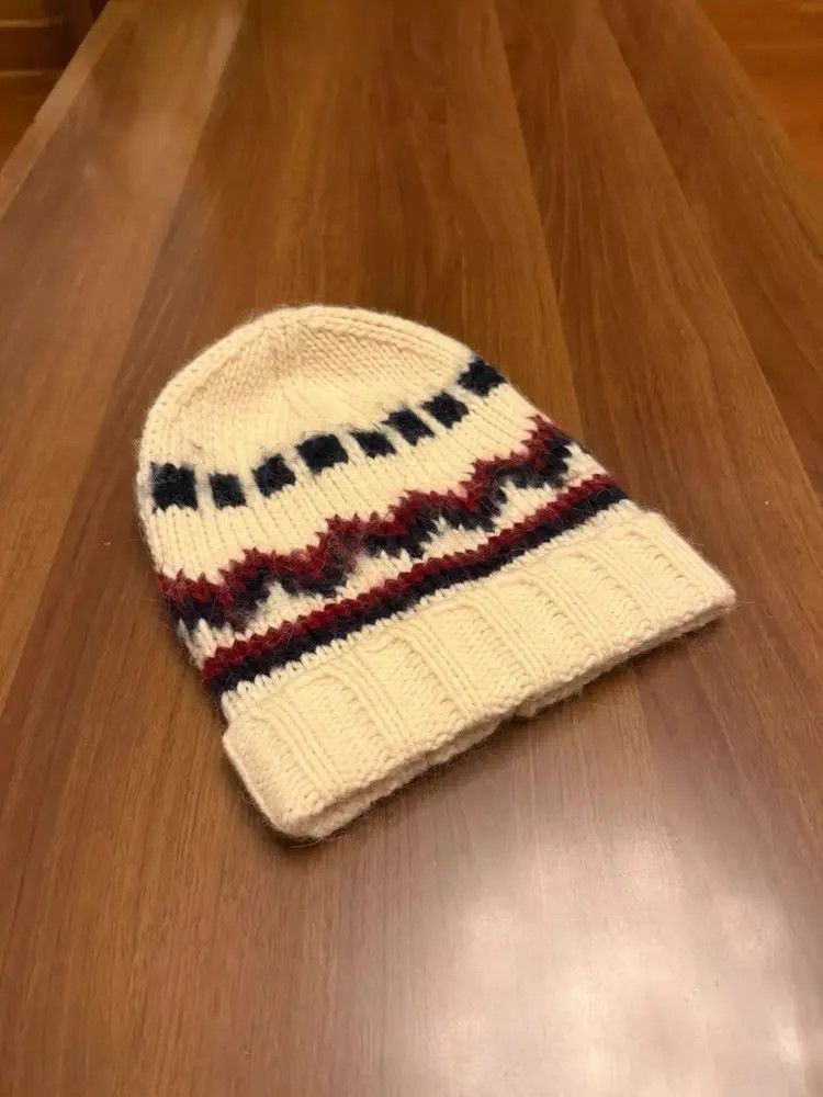 Saint Laurent Paris Saint Laurent Paris by Hedi 13AW Runway Knitwear Hat-2507 Size ONE SIZE - 2 Thumbnail