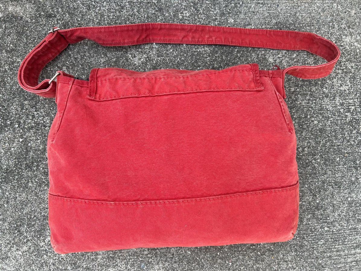 45rpm Vintage 45rpm Japan Fade Red Duck Cotton Messenger Bag Size ONE SIZE - 12 Thumbnail